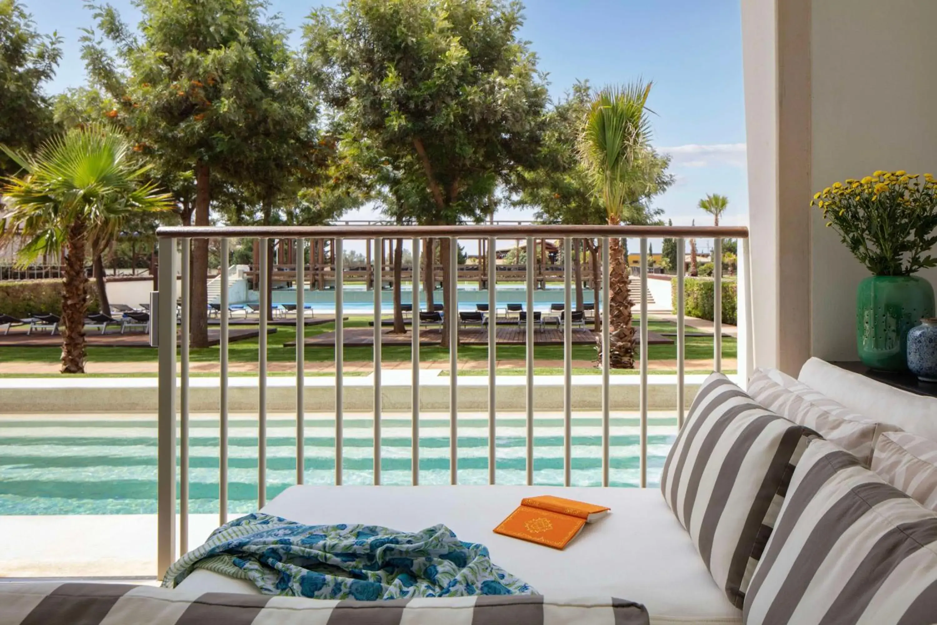 Pool view in Anantara Vilamoura Algarve Resort Pool view in Anantara Vilamoura Algarve Resort