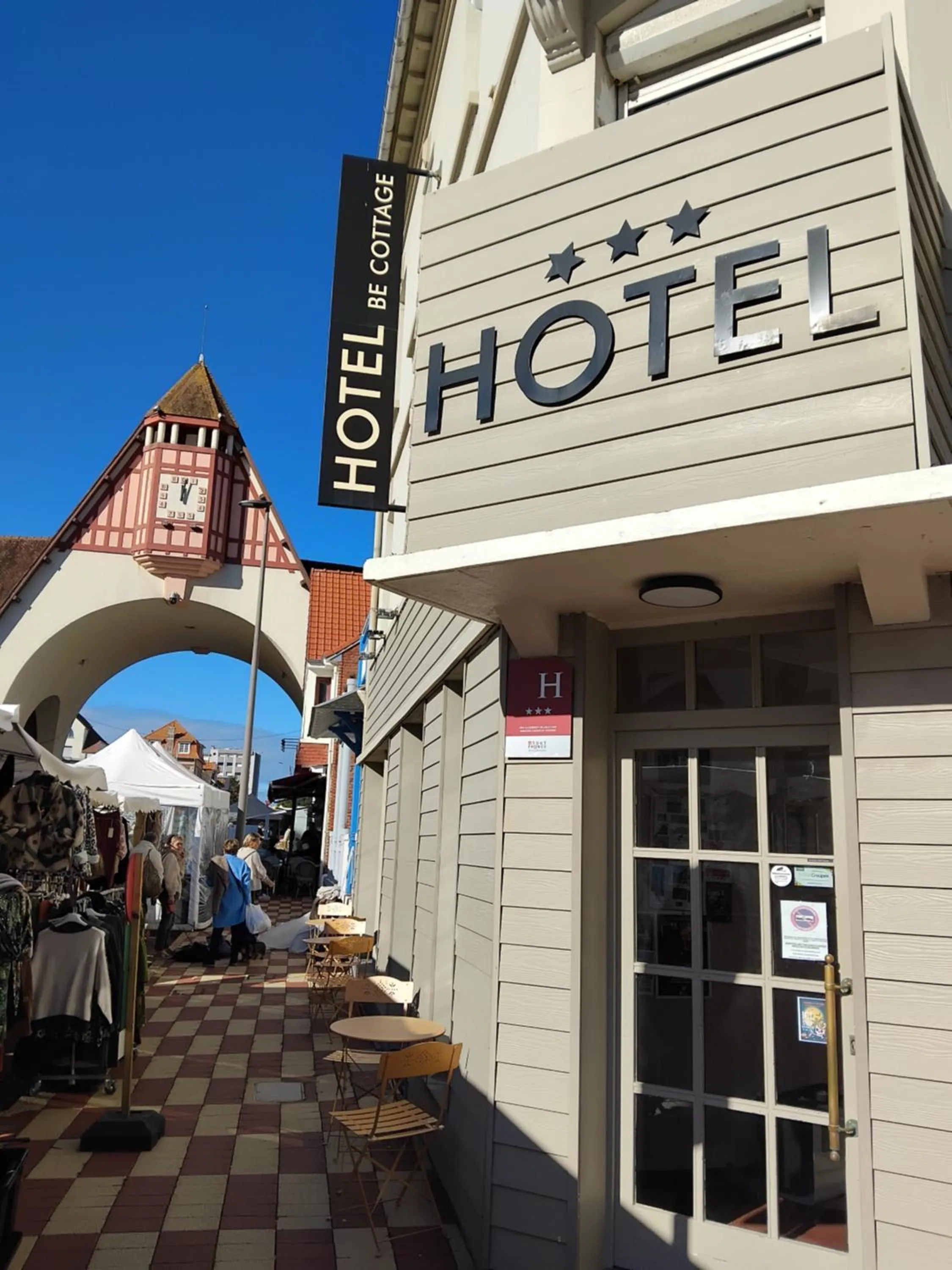 Property building in Be Cottage Hotel