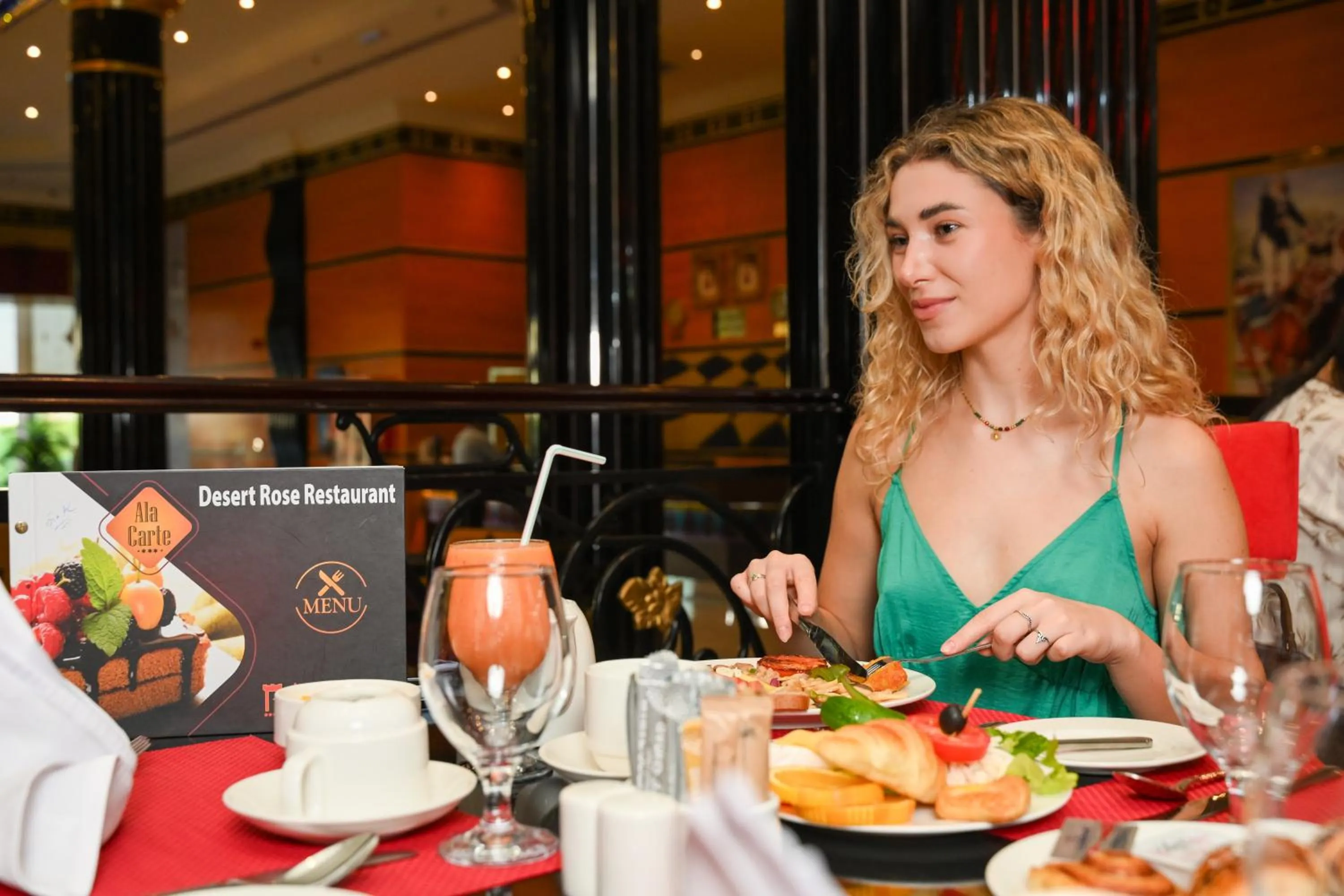 Breakfast in Red Castle Hotel