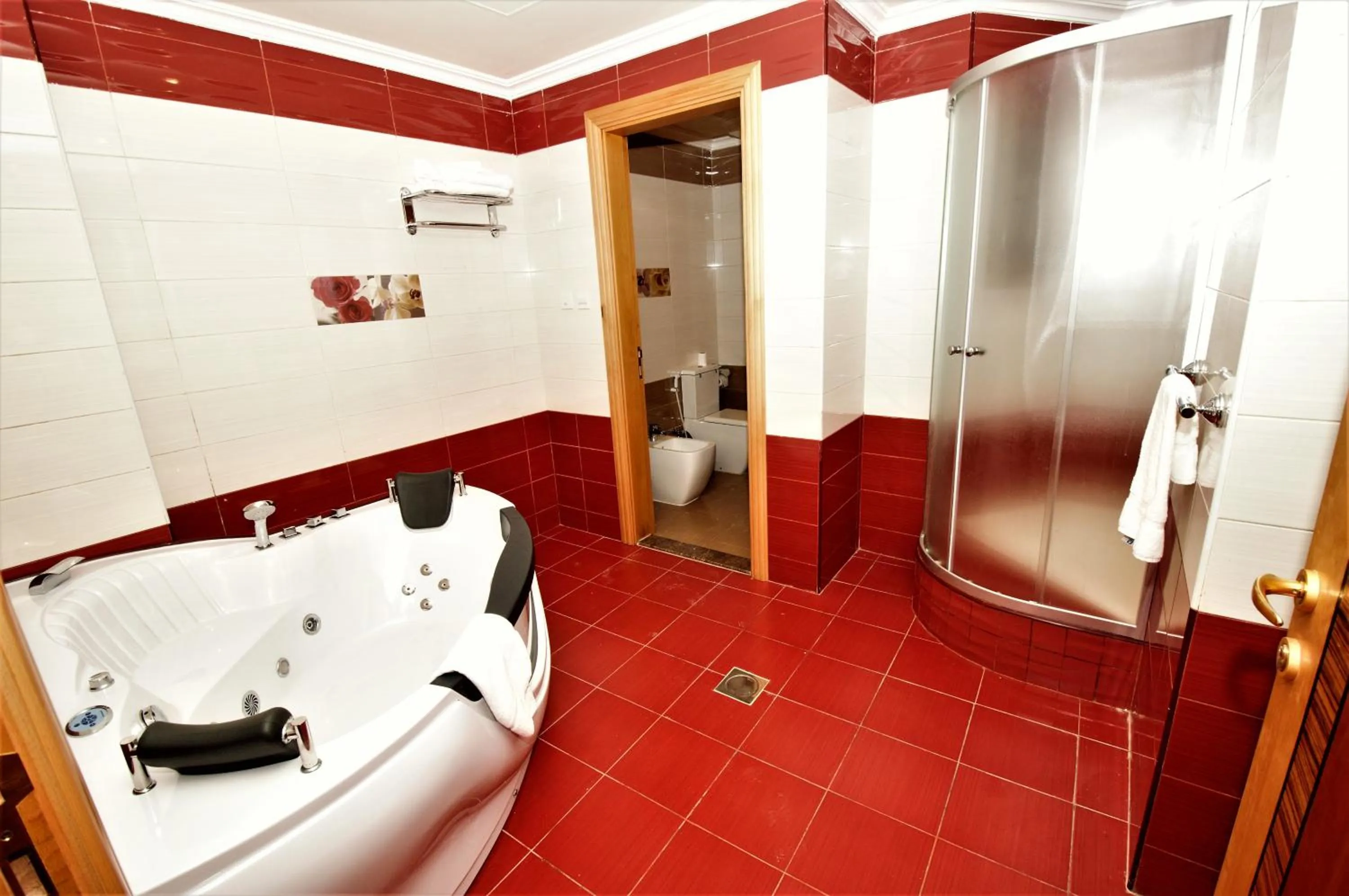 Shower in Red Castle Hotel