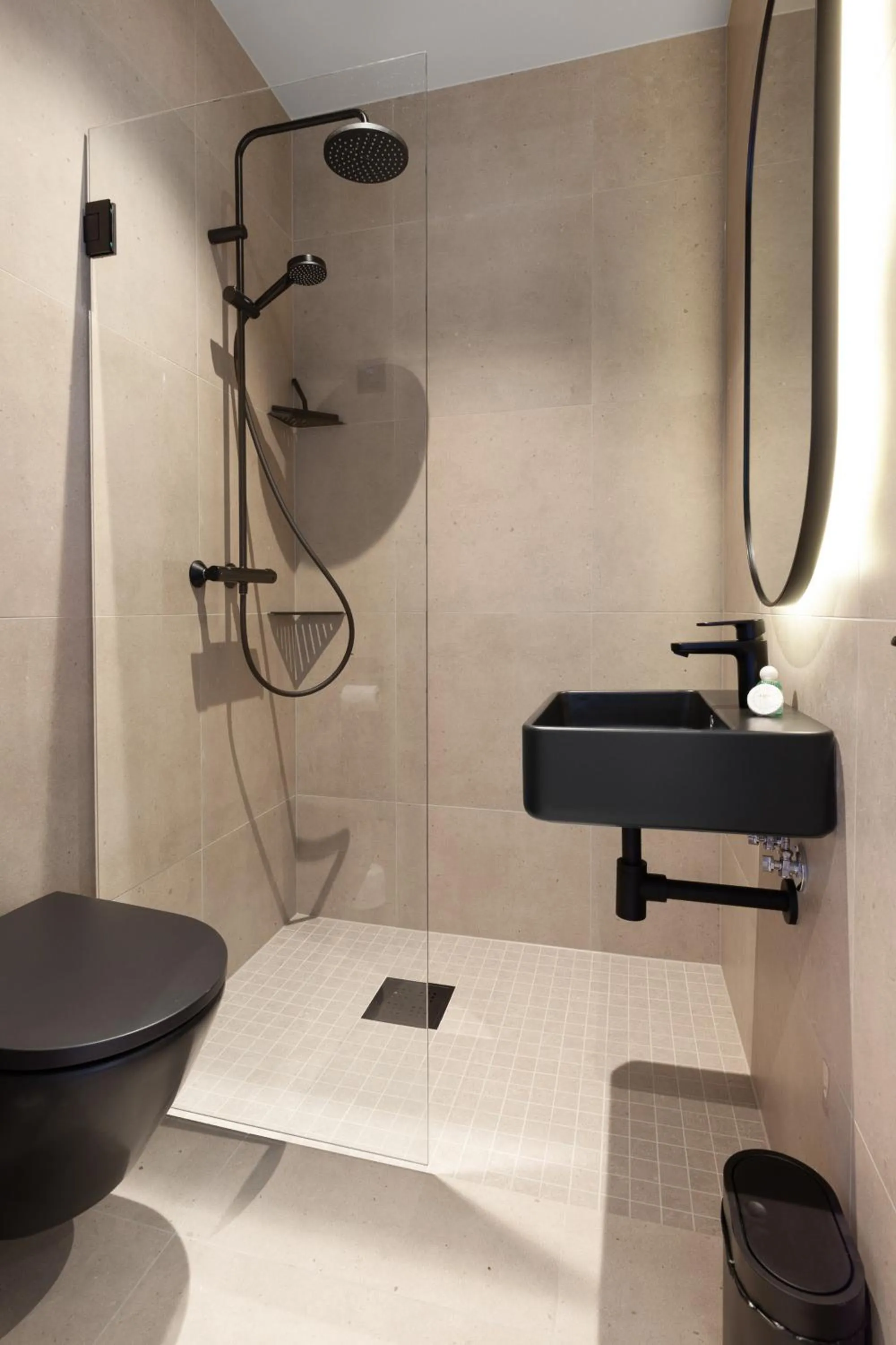 Shower in Bjugn Hotell