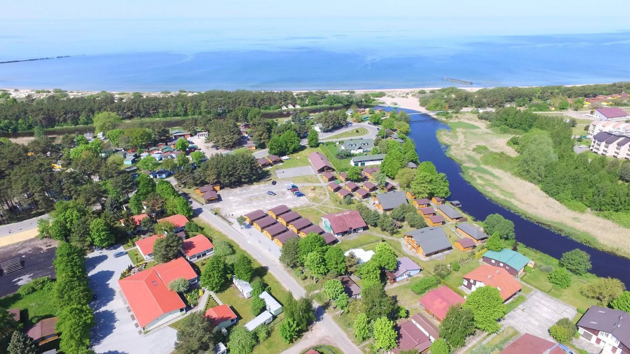 Bird's eye view in Vičiūnų poilsiavietė Šventojoje