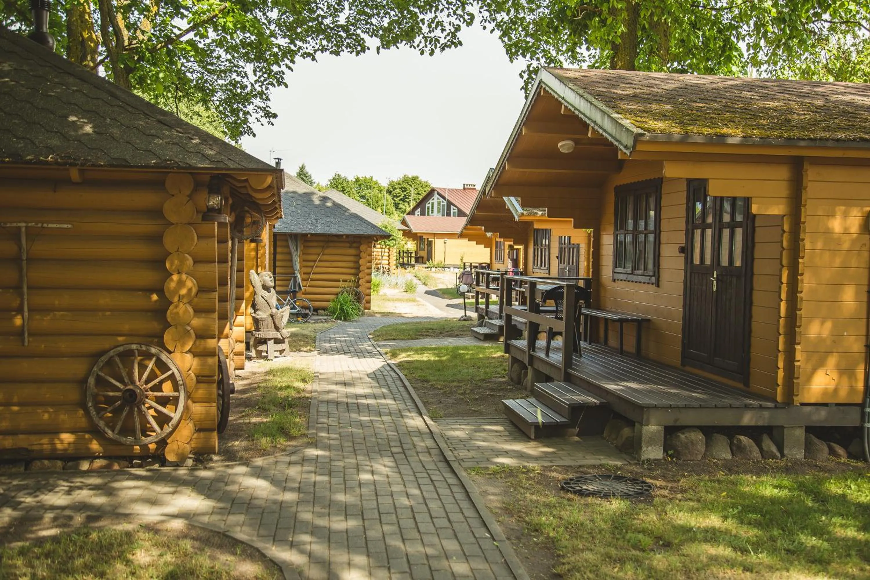 Balcony/Terrace in Vičiūnų poilsiavietė Šventojoje