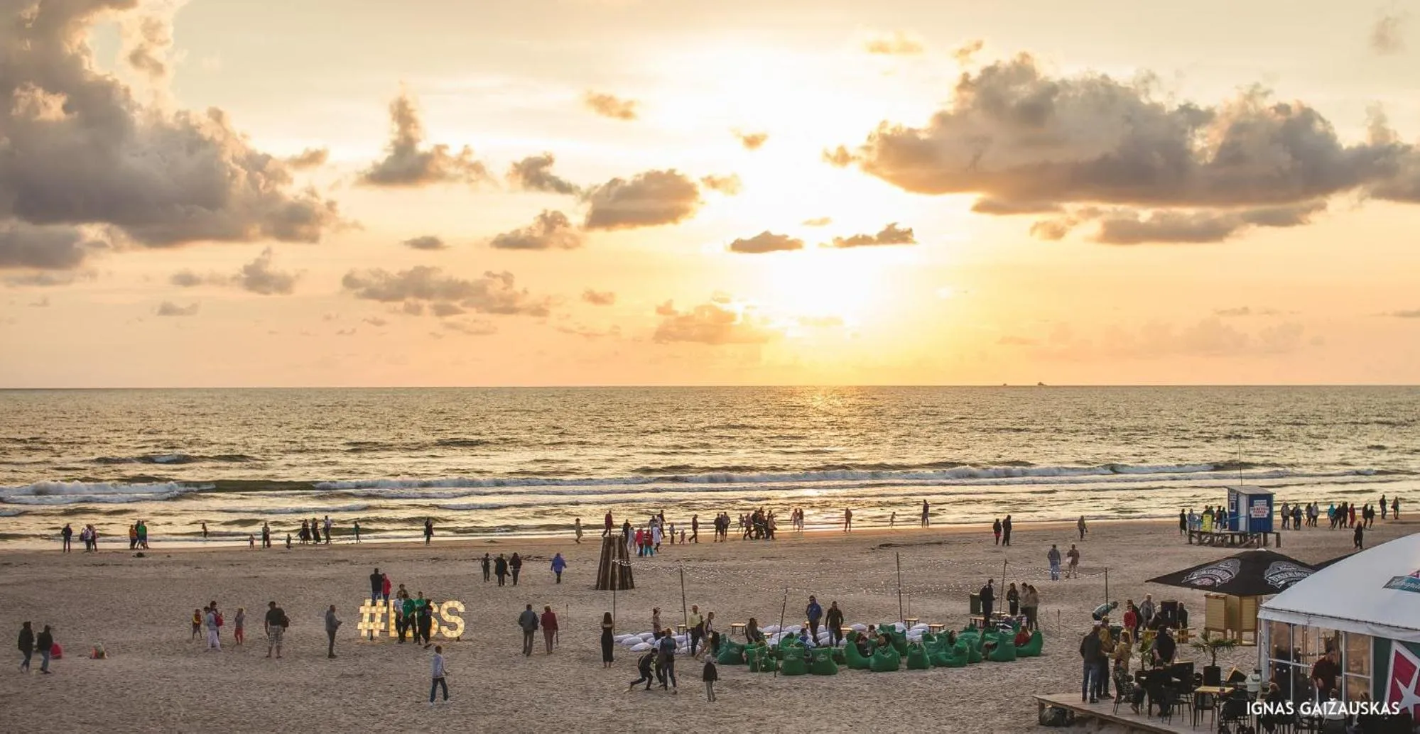 Beach in Vičiūnų poilsiavietė Šventojoje