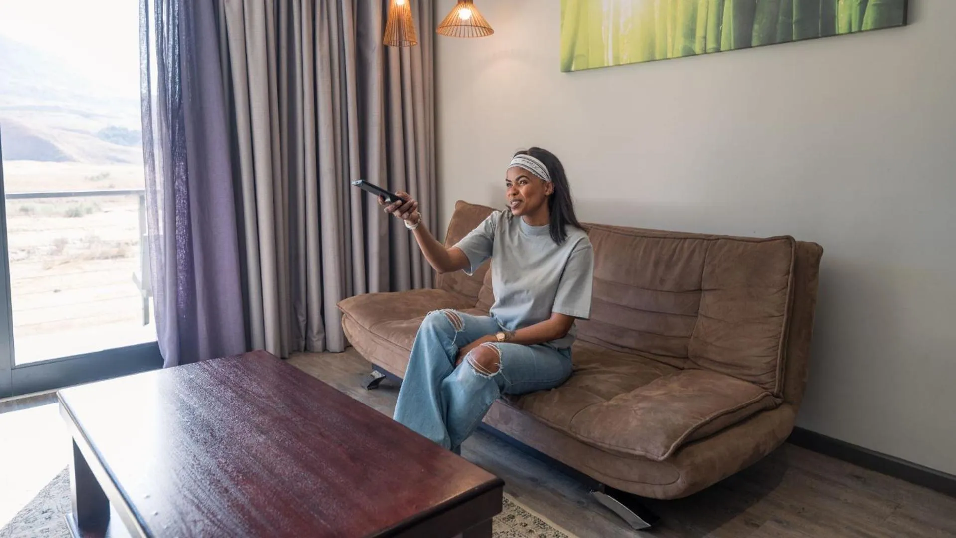 Living room in ANEW Resort Vulintaba Newcastle