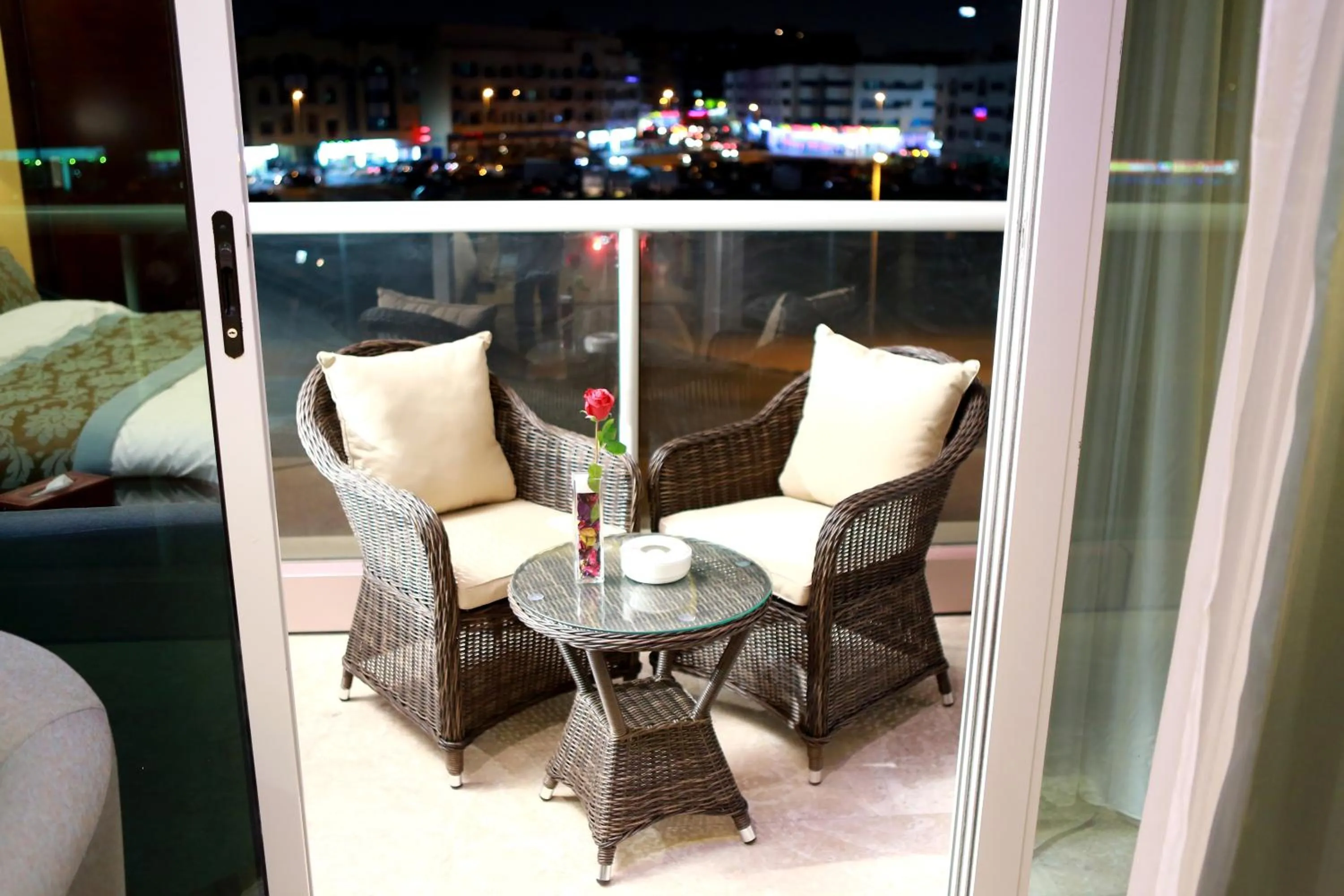 Balcony/Terrace in Telal Hotel Apartments