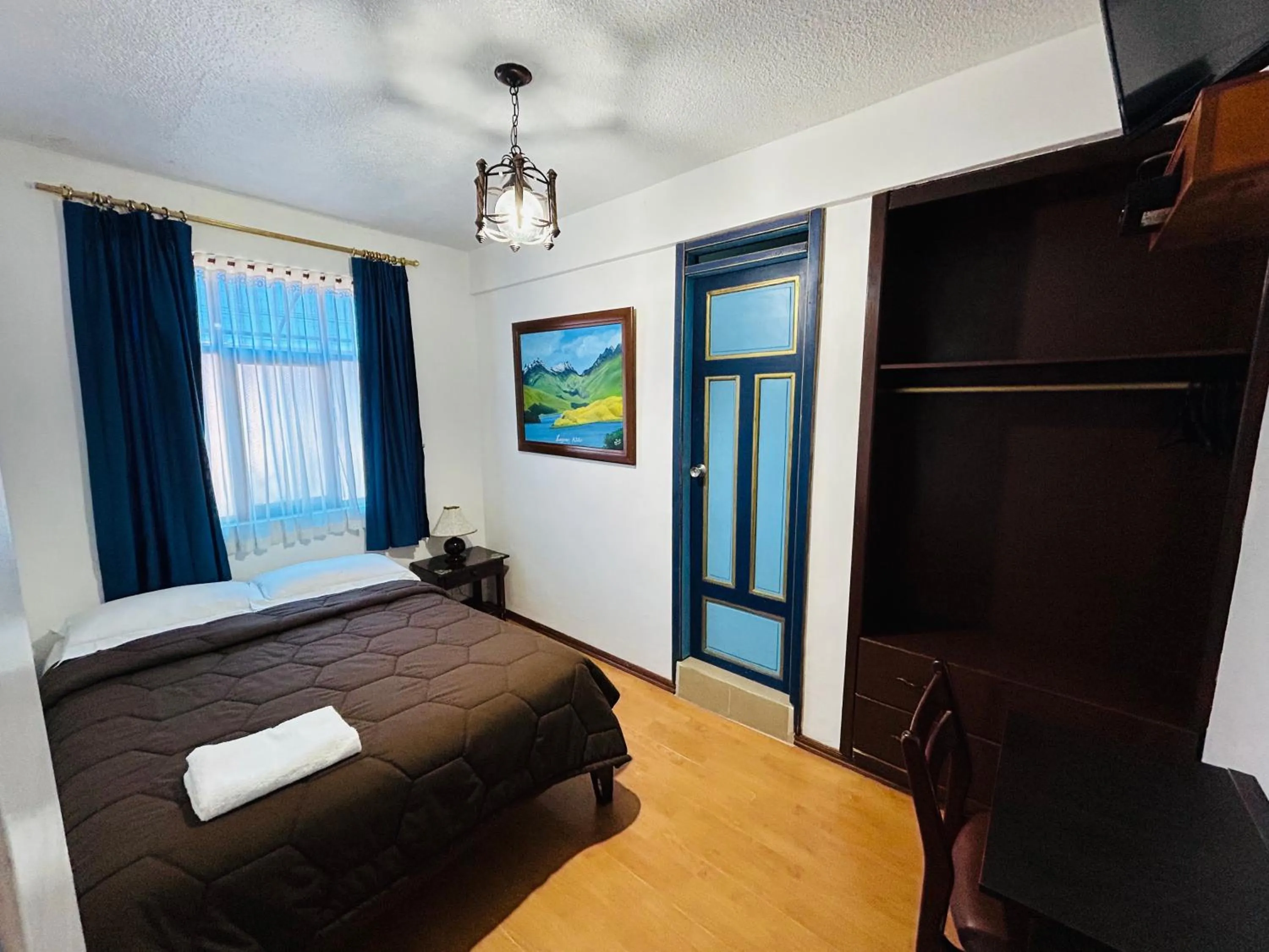 Decorative detail, Bed in Hotel Montecarlo