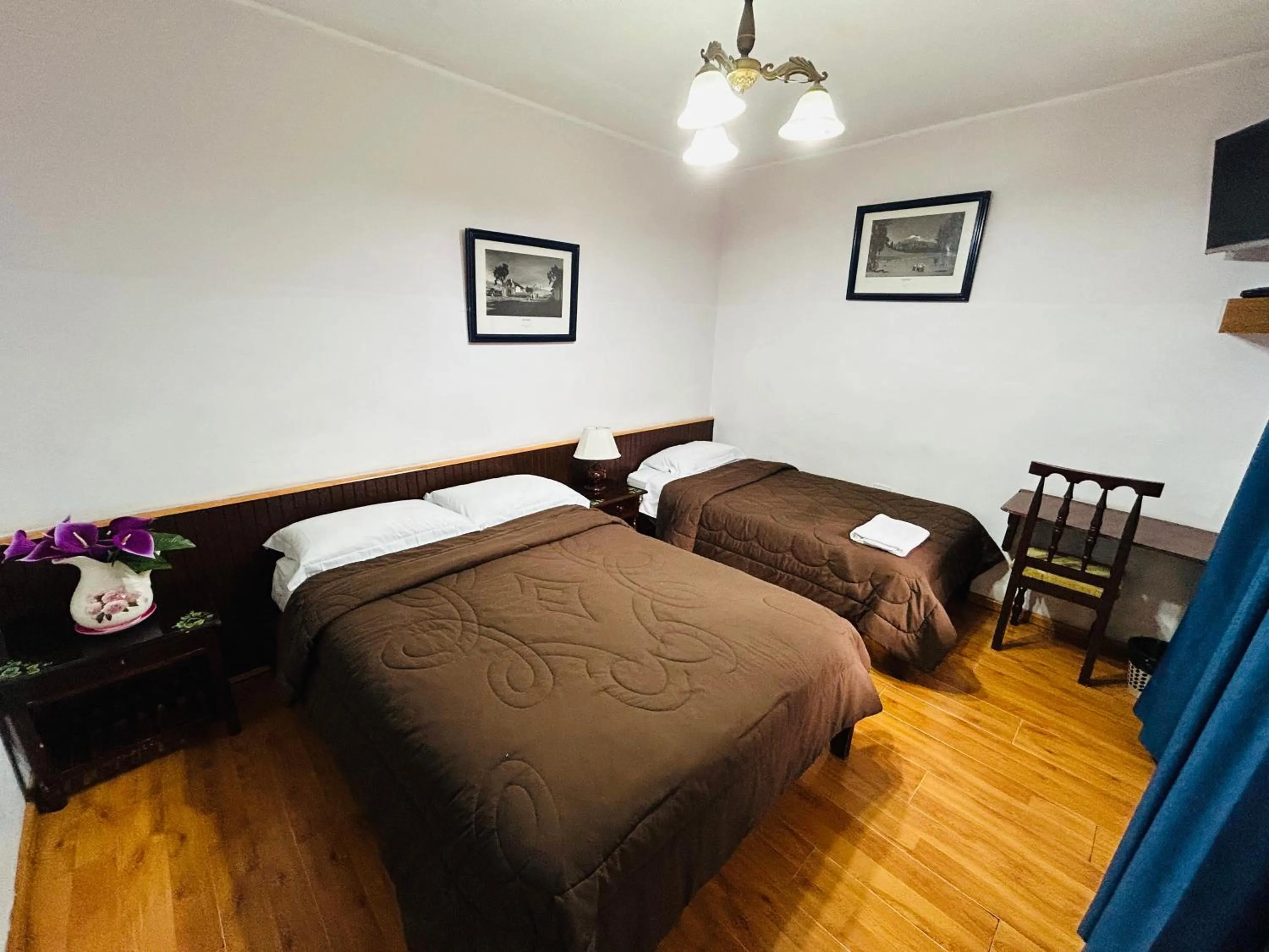 Decorative detail, Bed in Hotel Montecarlo