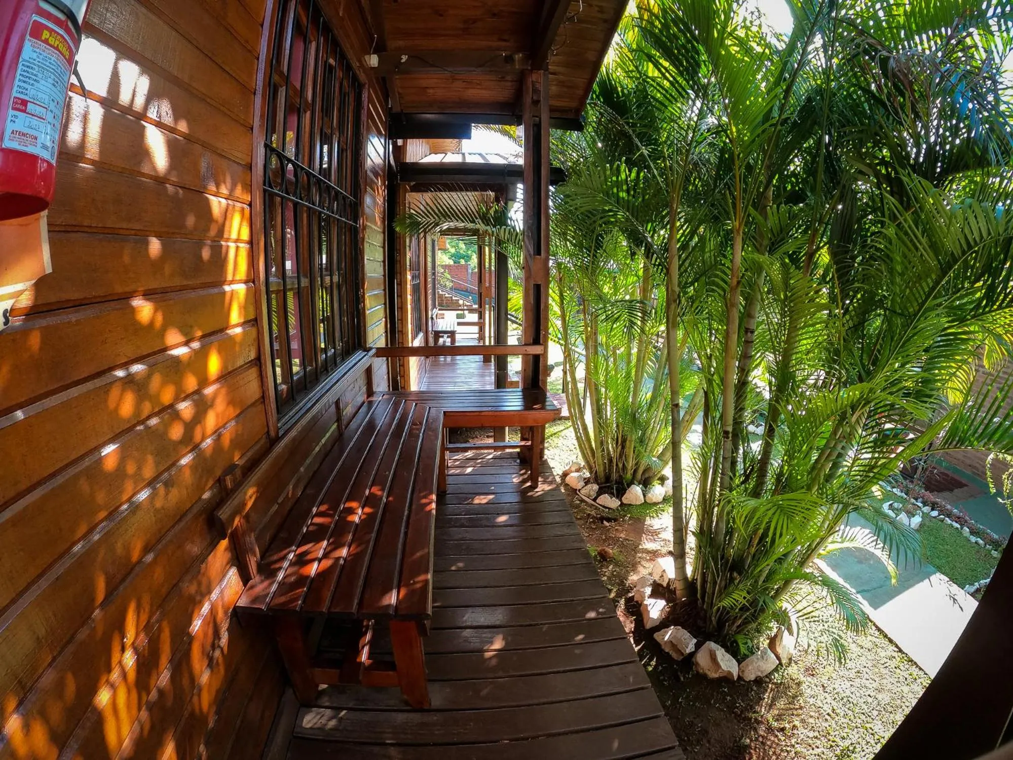 Garden view in Terra Iguazú Cabañas