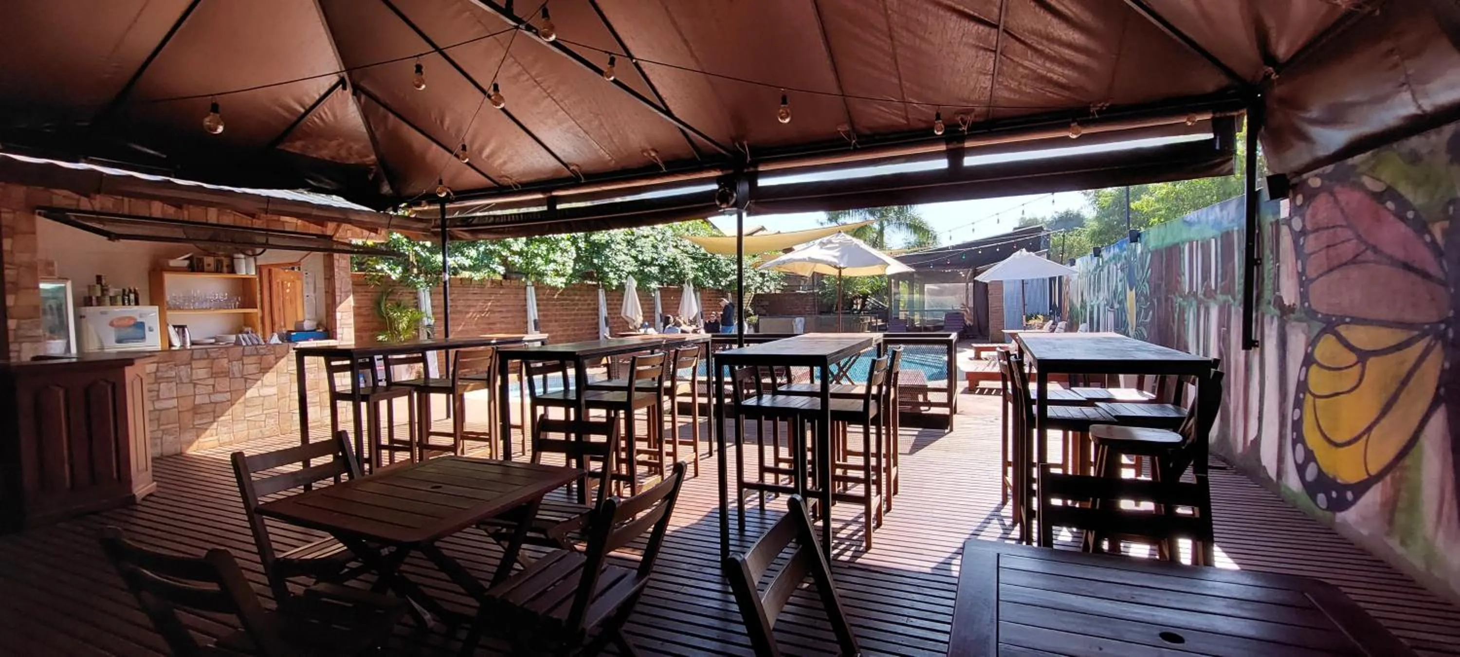 Patio in Terra Iguazú Cabañas