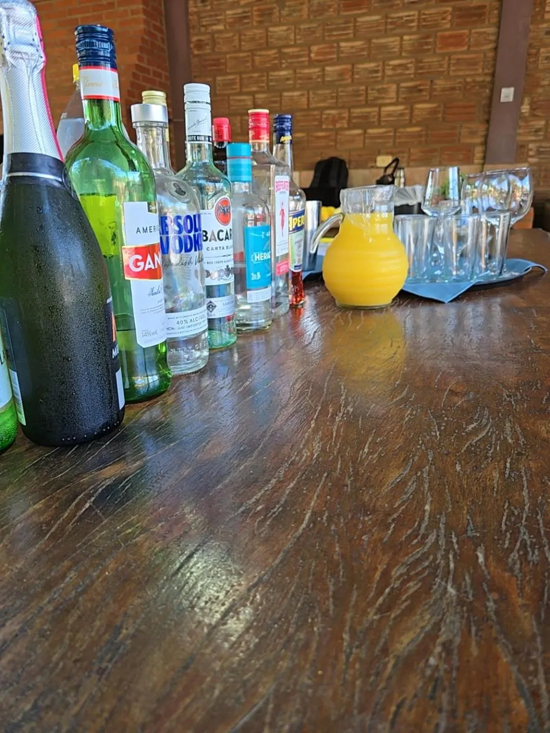 Drinks in Terra Iguazú Cabañas