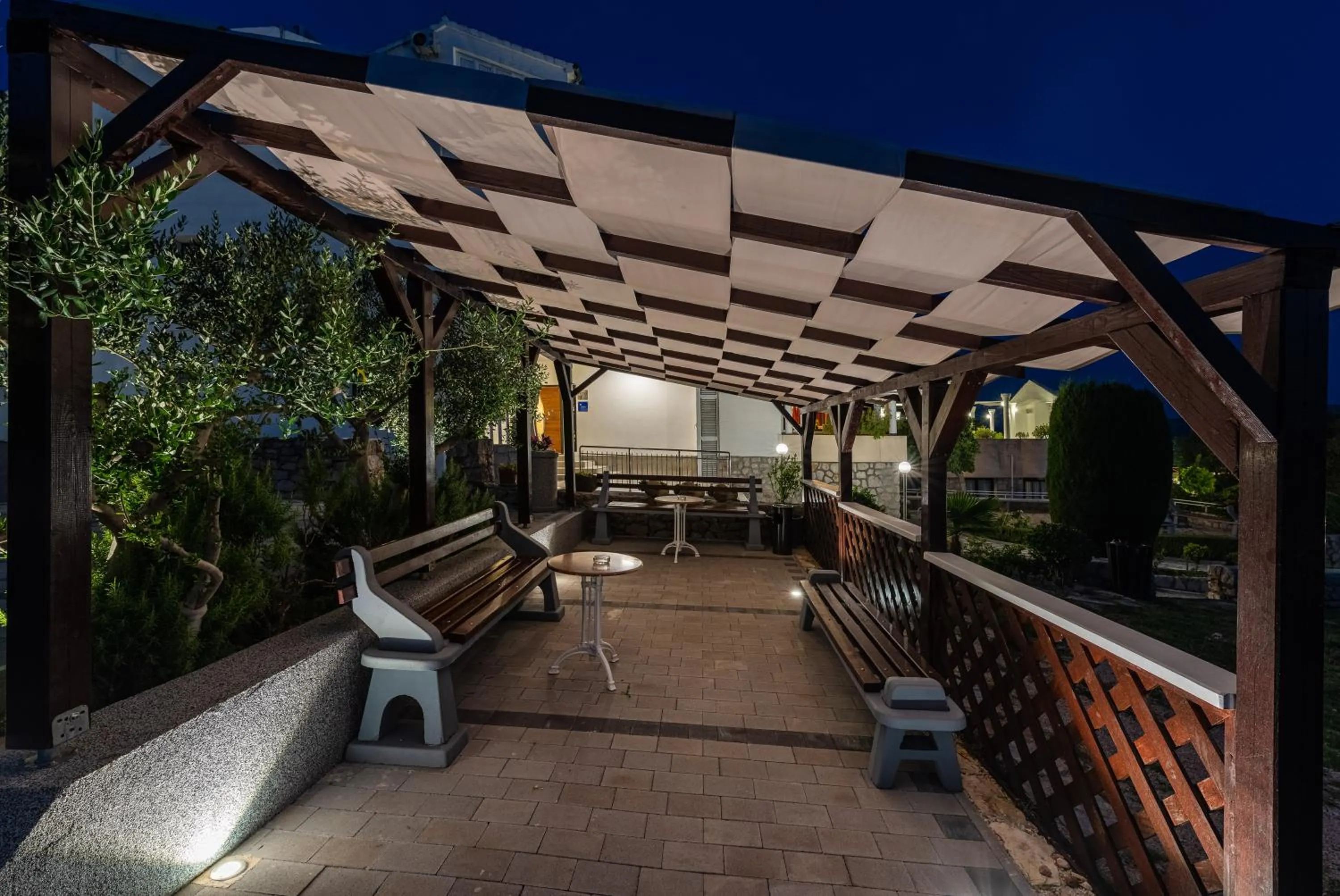 Garden in Hotel Vicko