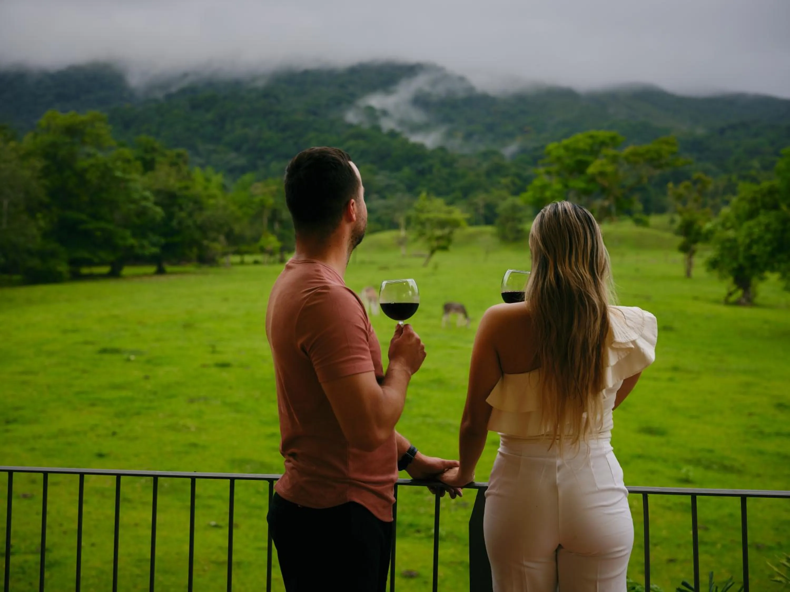 Balcony/Terrace in Paradise Hot Springs - Thermal Water & Volcano Views