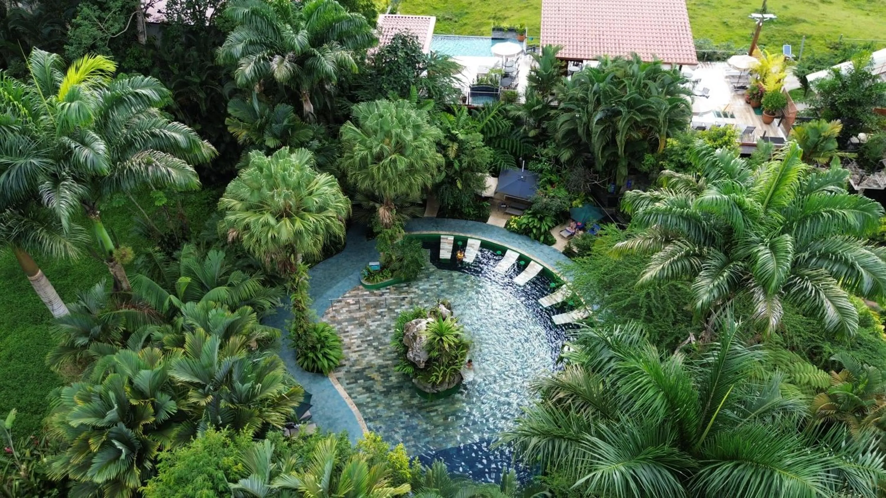 Hot Spring Bath in Paradise Hot Springs - Thermal Water & Volcano Views