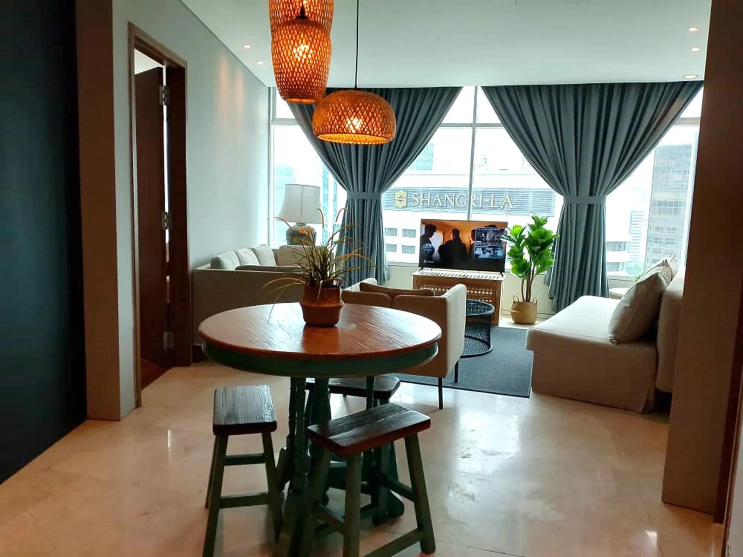 Living room, Bed in Stella Maison KLCC