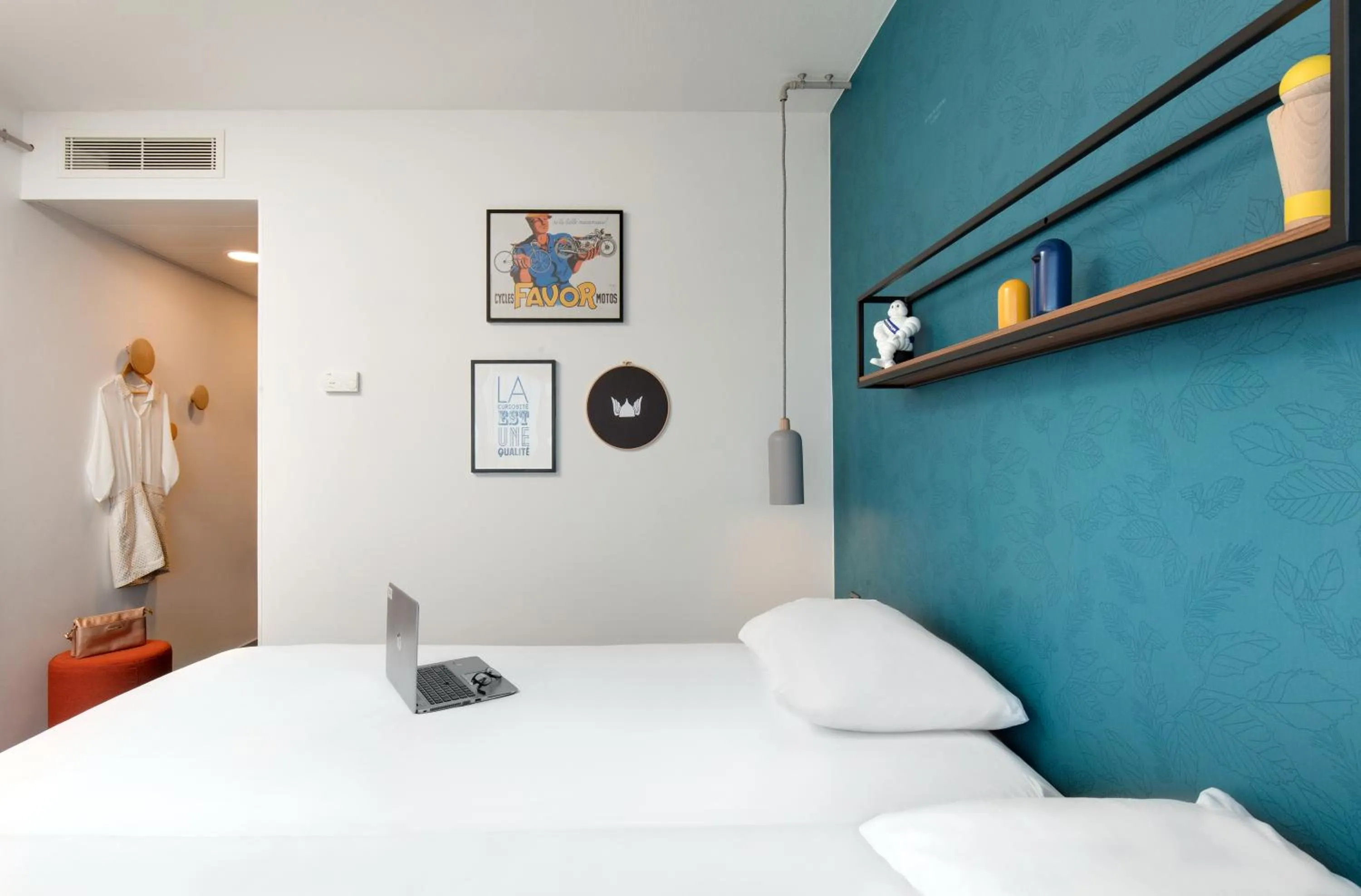 Bed in Hôtel ibis Styles Clermont-Ferrand Gare