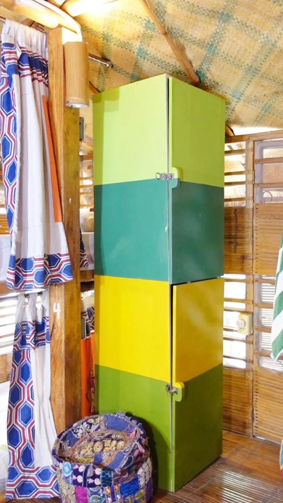 Shower in Flotsam and Jetsam Artist Beach Hostel