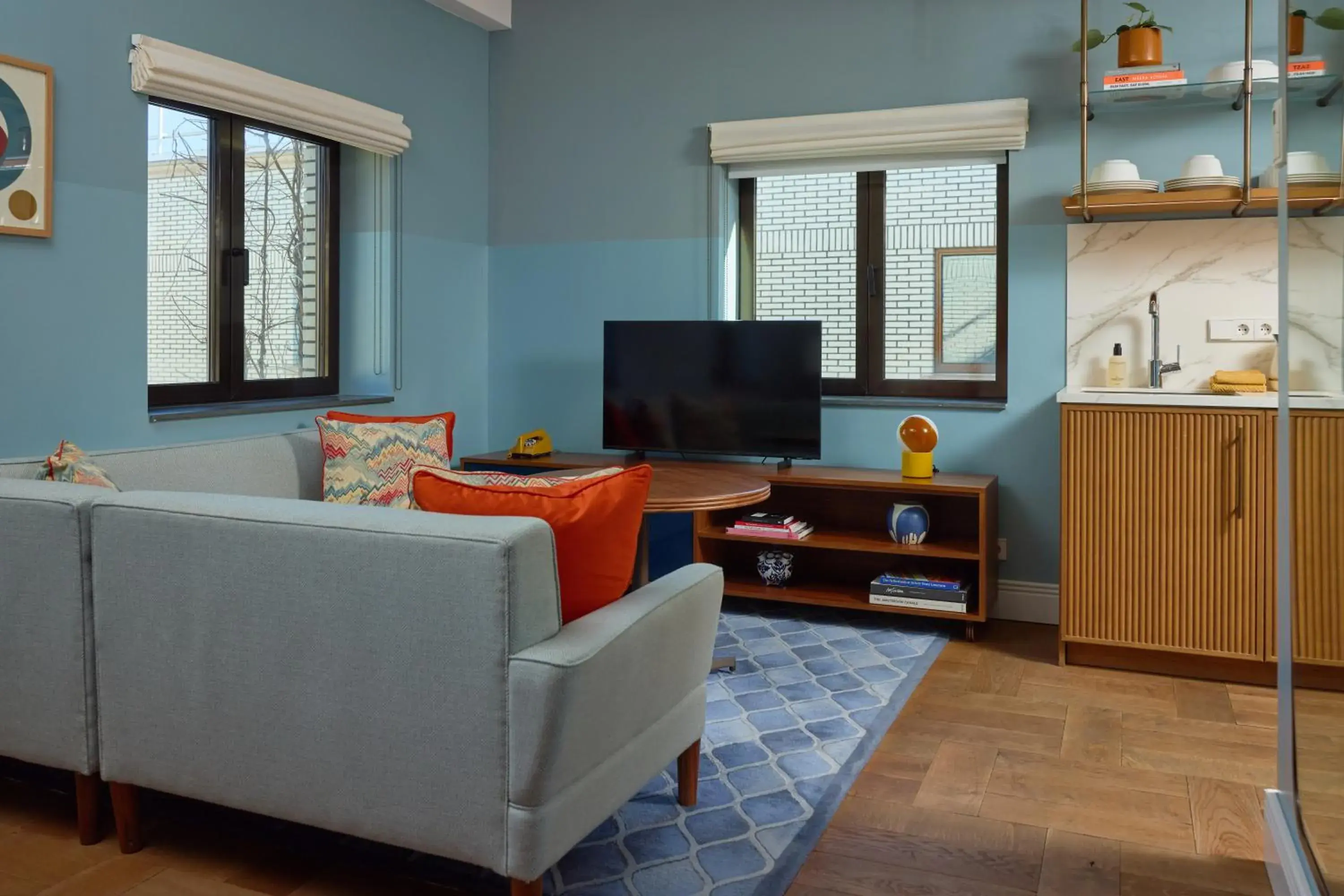 Living room in The July - Twenty Eight Living room in The July - Twenty Eight