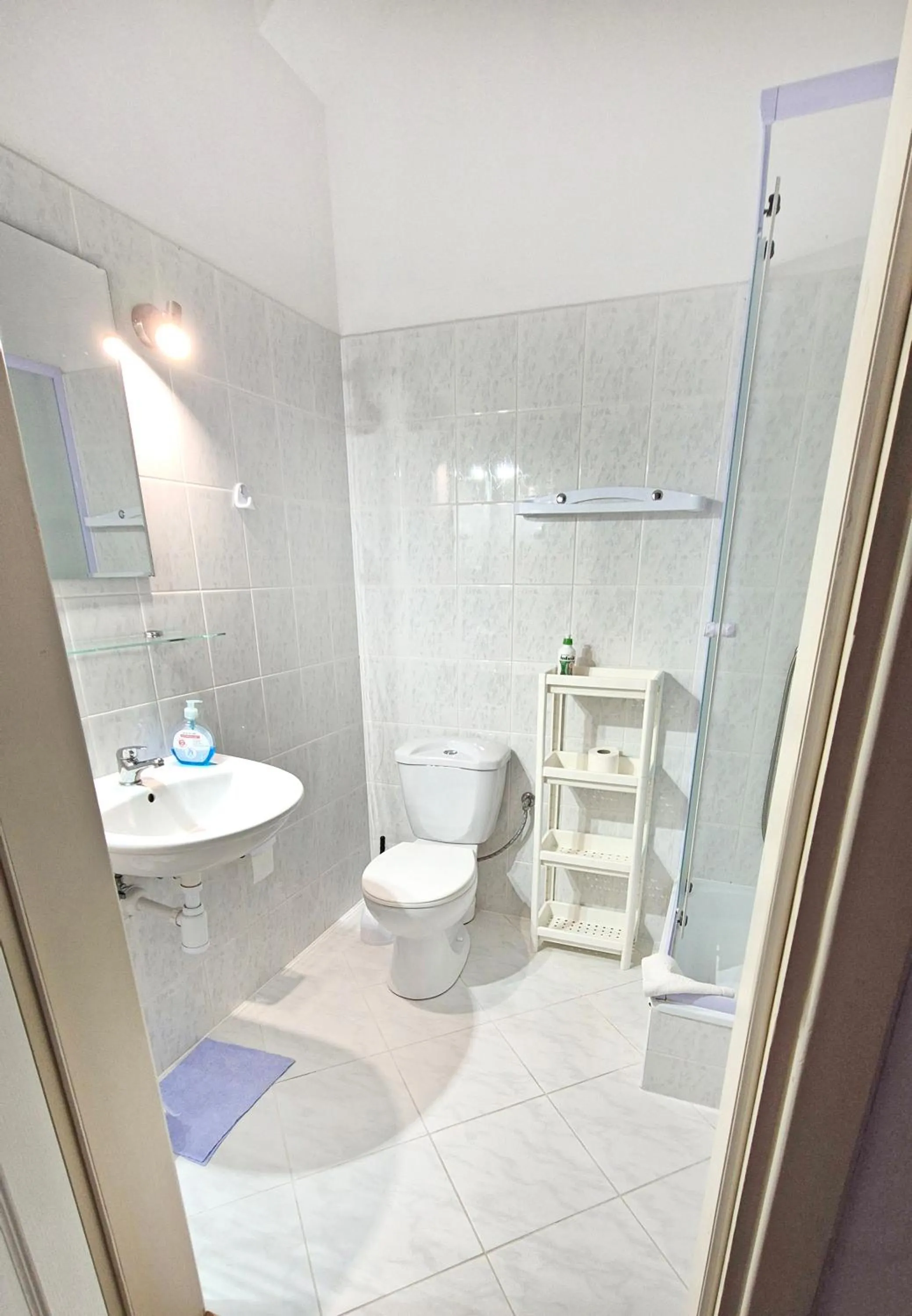 Shower in VILLA MEDICA - z ogrzewanym basenem i pełnym wyżywieniem