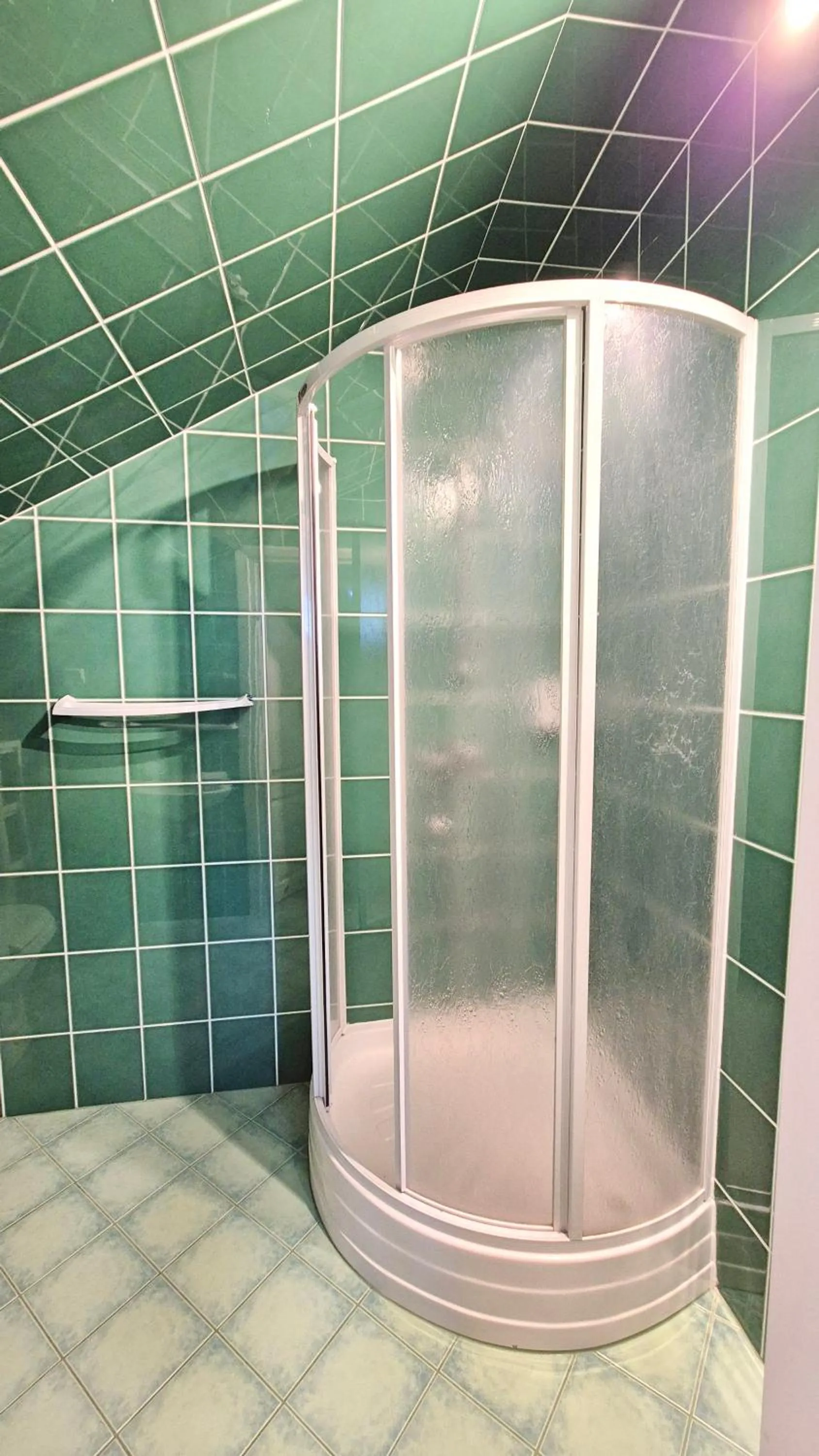 Shower in VILLA MEDICA - z ogrzewanym basenem i pełnym wyżywieniem