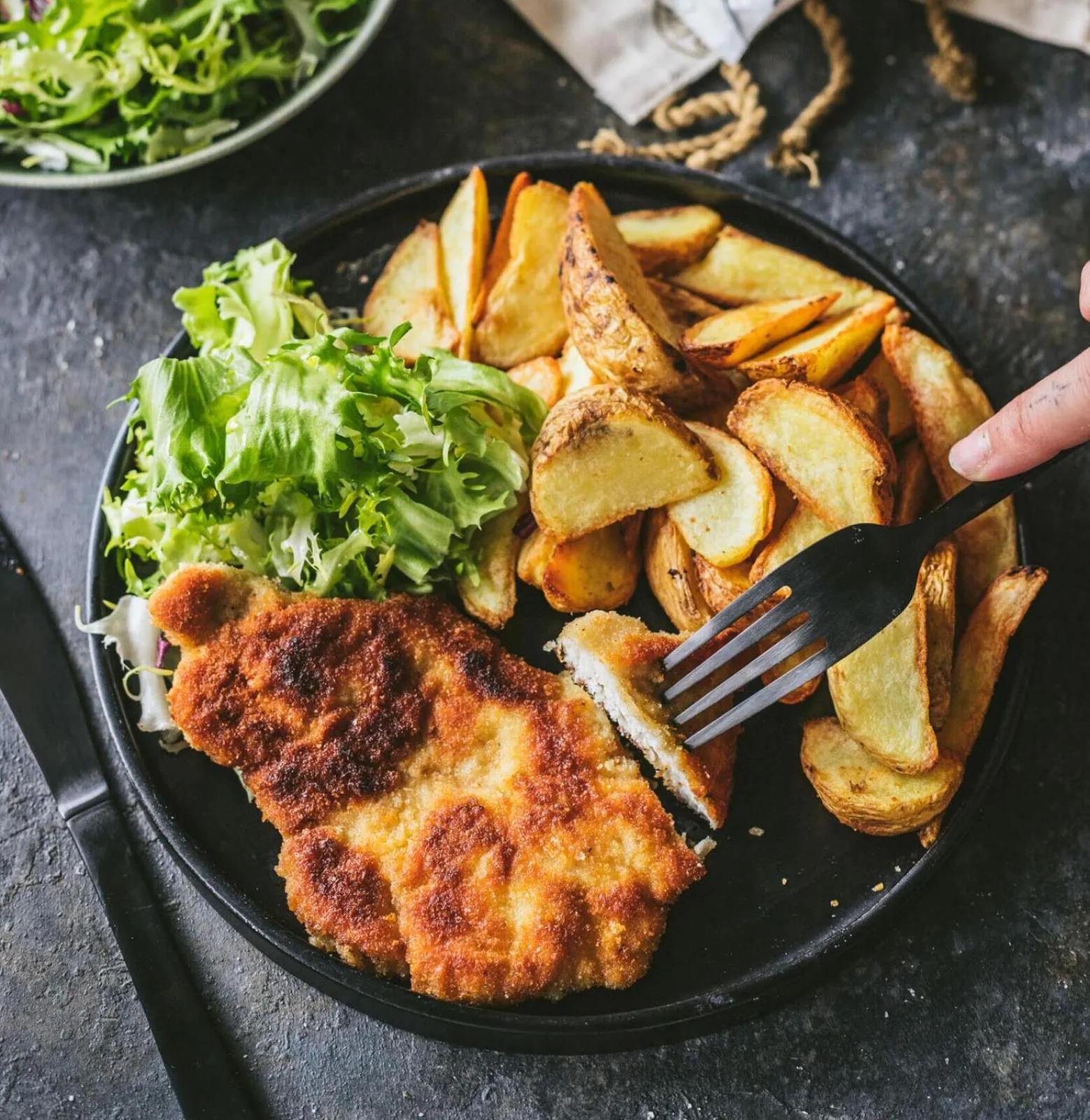Food close-up in VILLA MEDICA - z ogrzewanym basenem i pełnym wyżywieniem
