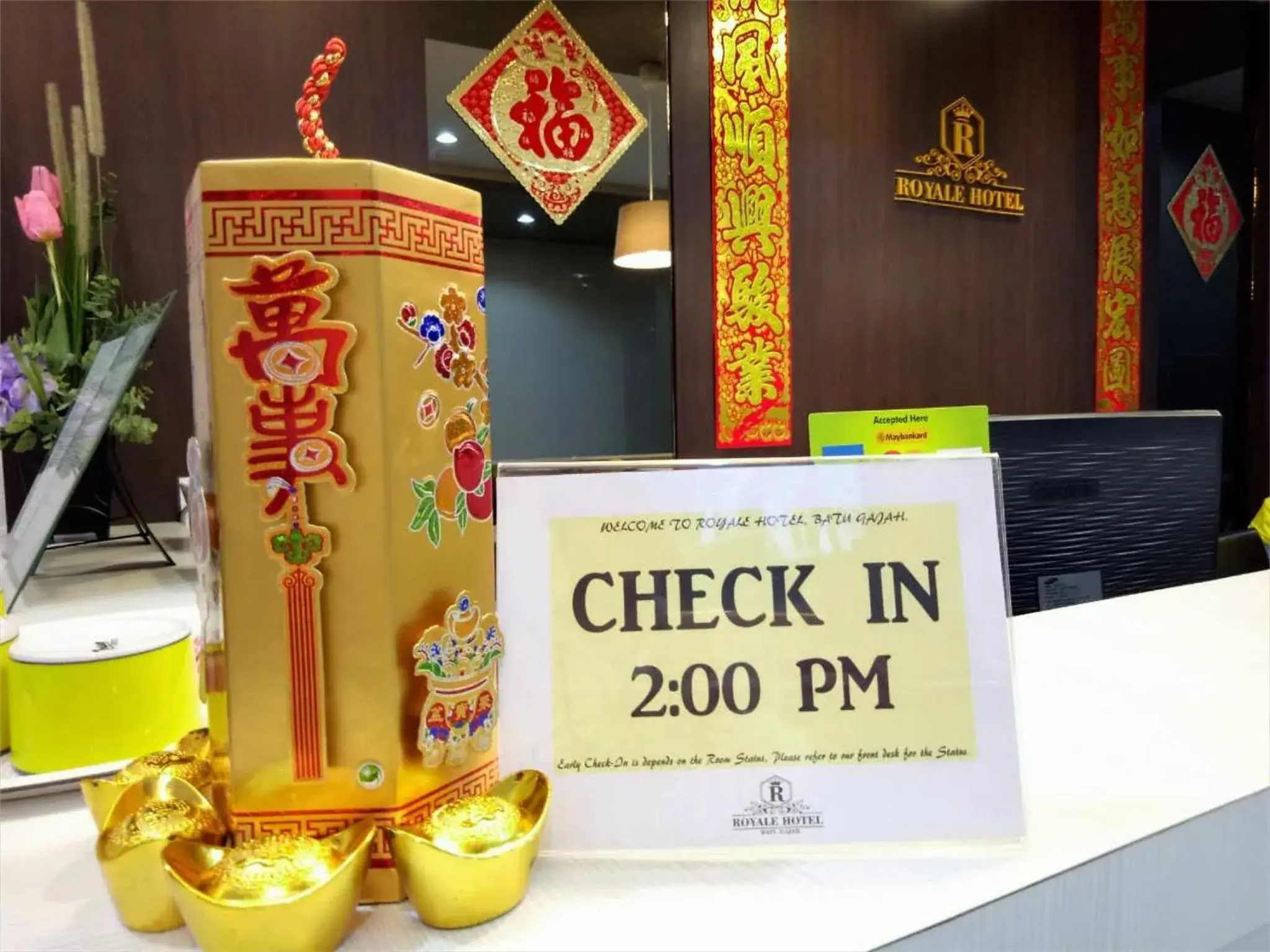 Lobby or reception in Royale Hotel Batu Gajah Lobby or reception in Royale Hotel Batu Gajah
