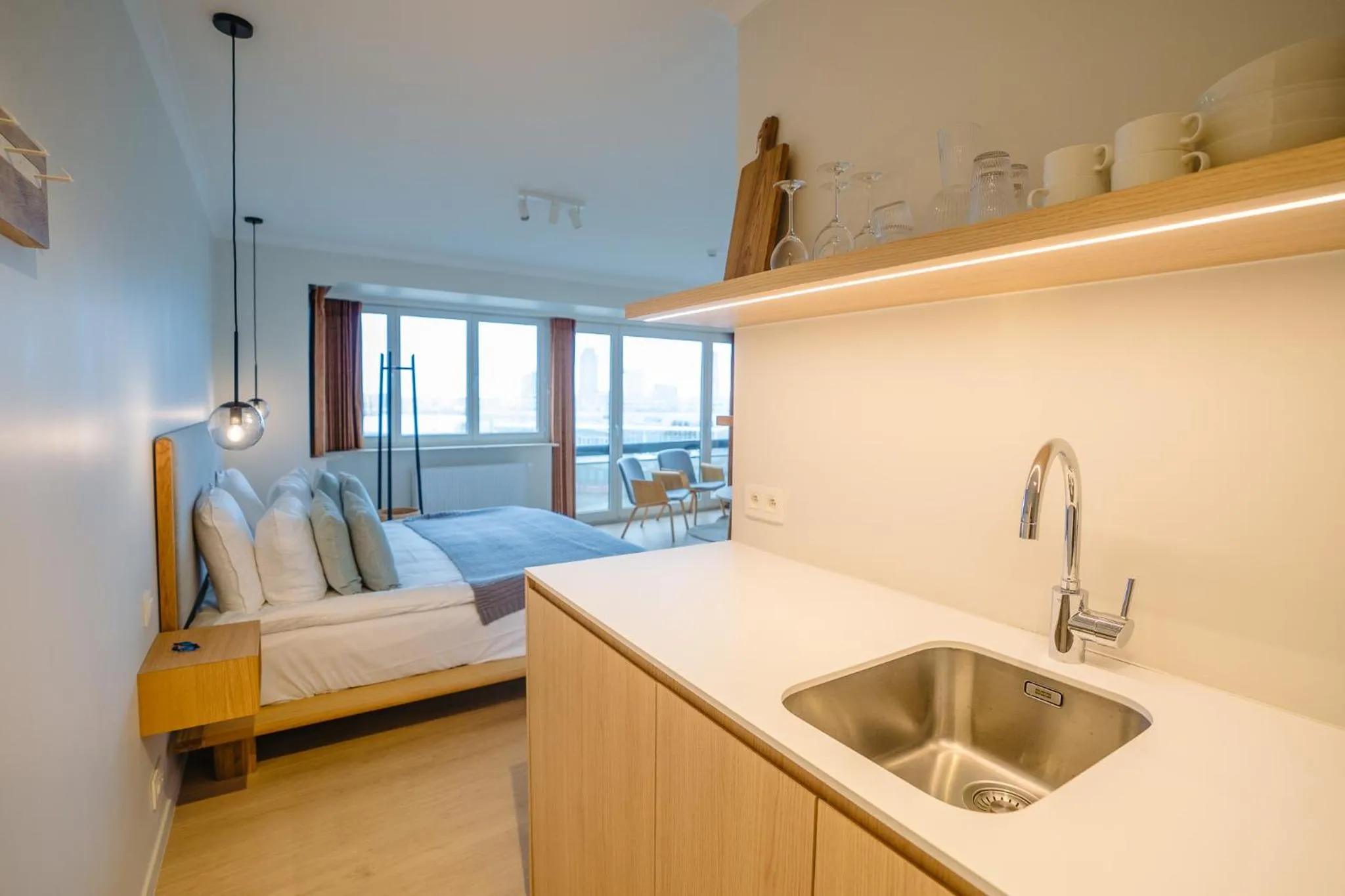 Bed in Hotel du Bassin