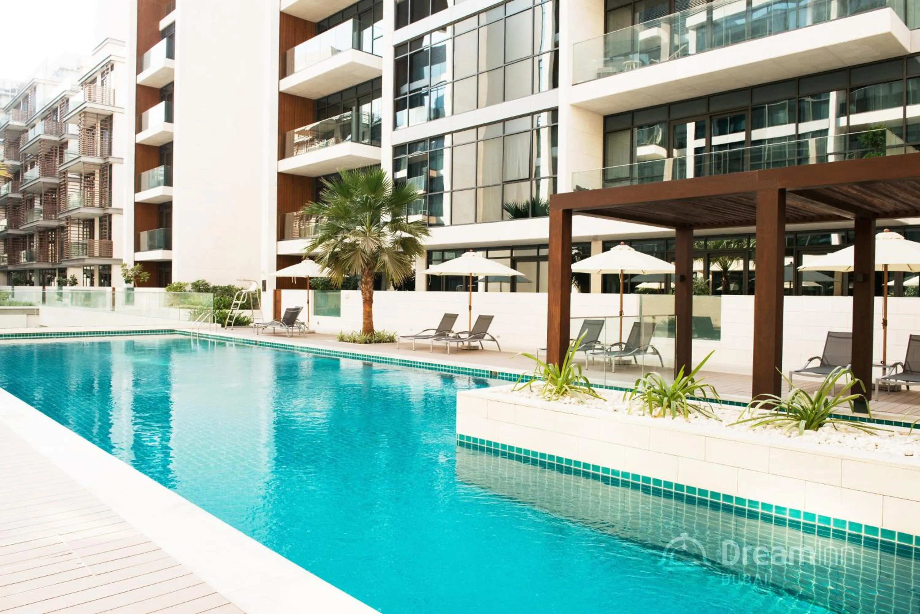 Pool view, Swimming Pool in Dream Inn Apartments - City Walk Prime