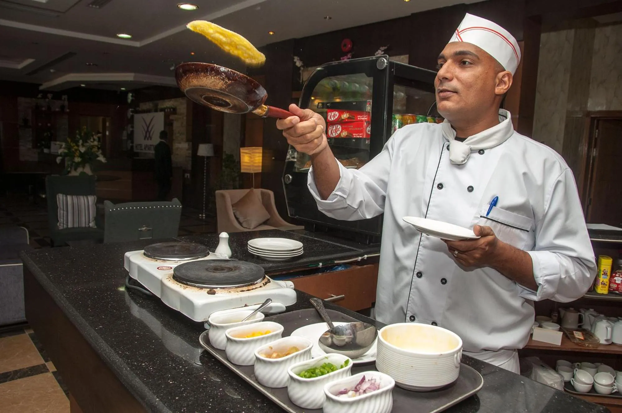 Food close-up in Diyafat Al Saada Serviced Apartments - Ishbillia