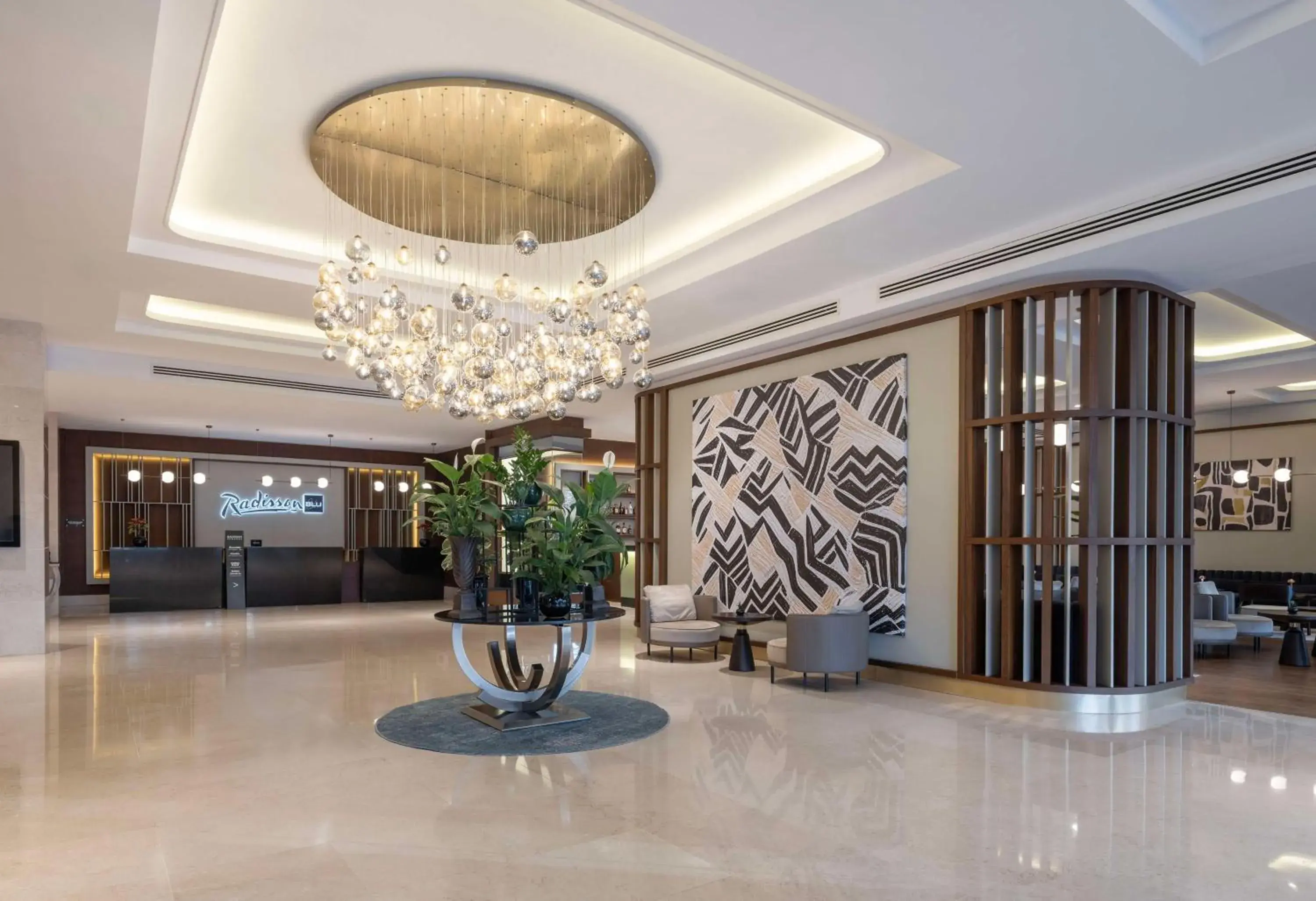Lobby or reception in Radisson Blu Hotel Ankara Cankaya Lobby or reception in Radisson Blu Hotel Ankara Cankaya