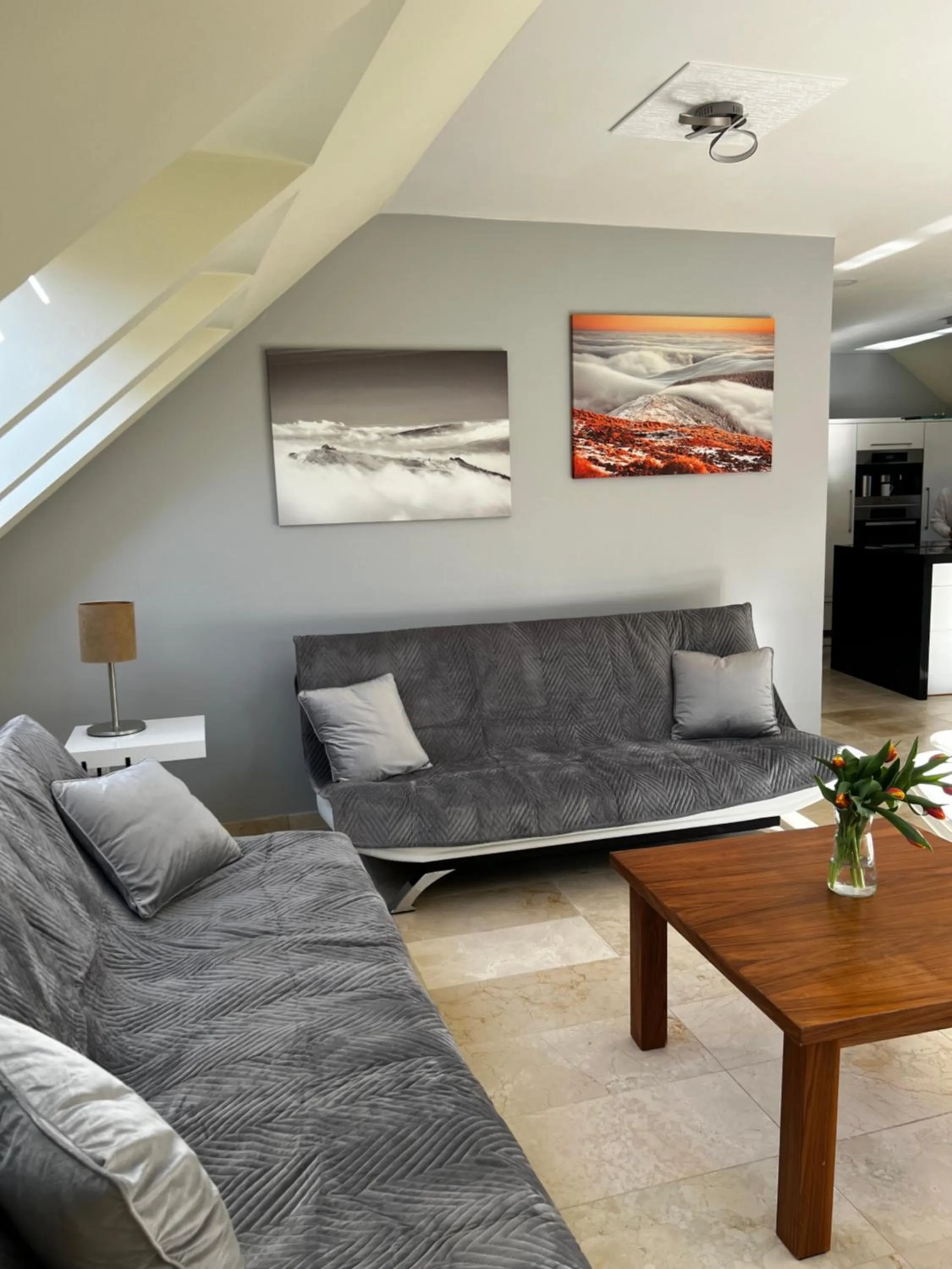 Living room in Szara Willa tuż przy wyciągu na Szrenicę