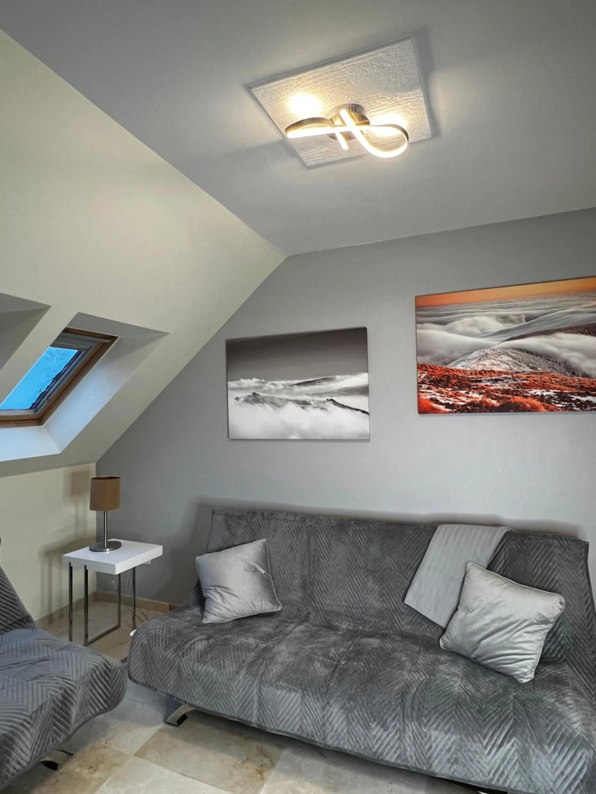 Living room in Szara Willa tuż przy wyciągu na Szrenicę