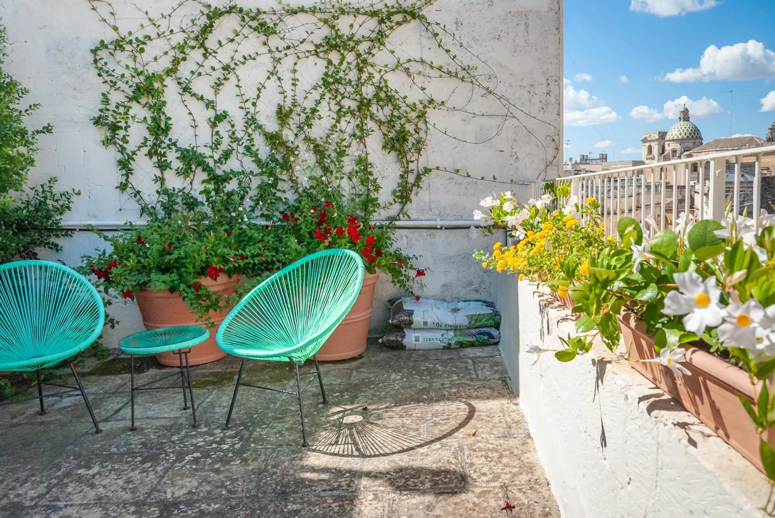 Balcony/Terrace in Il Garbino Suite and Apartment
