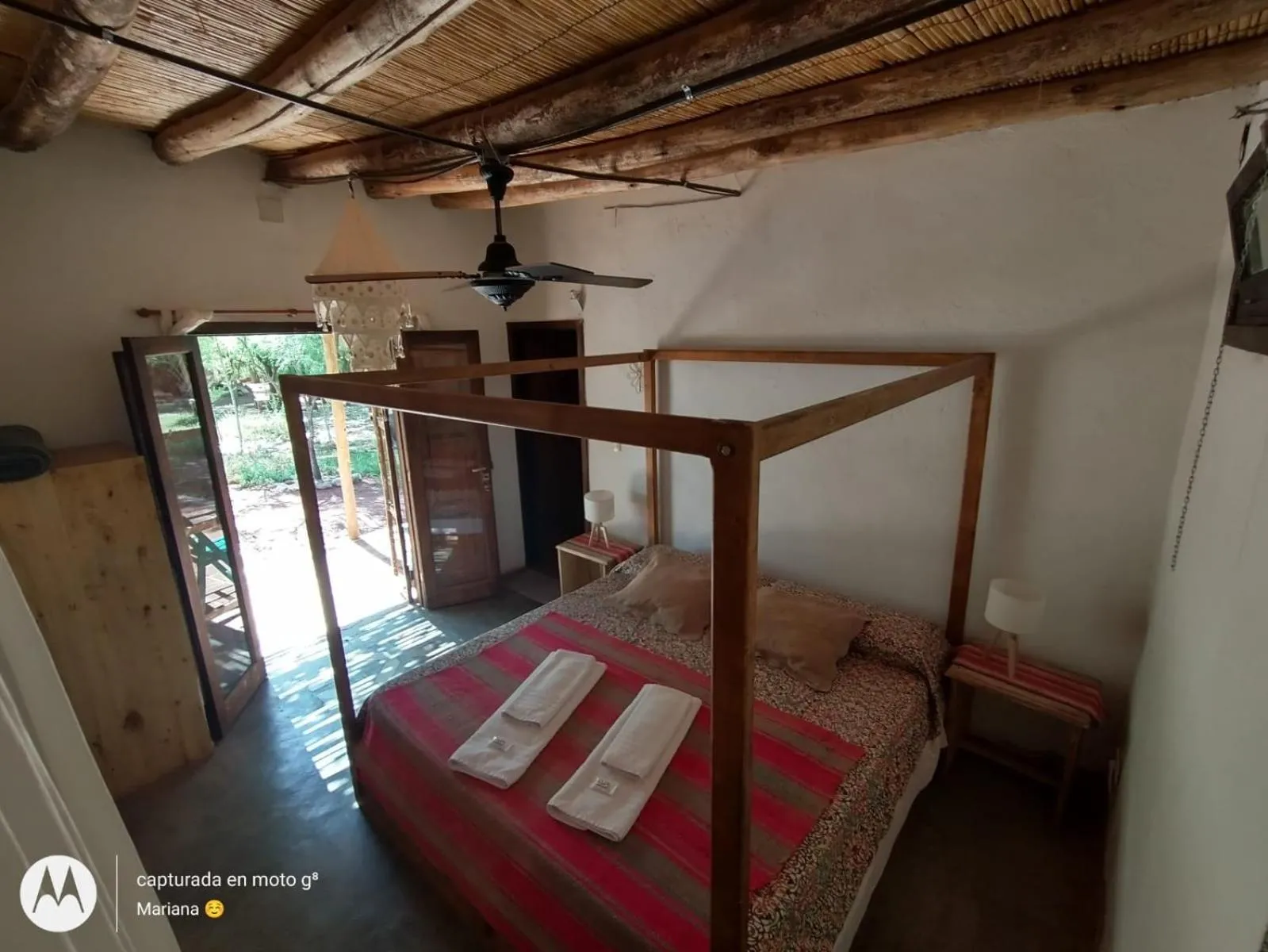 Bed in Chakana Hospedaje Rural