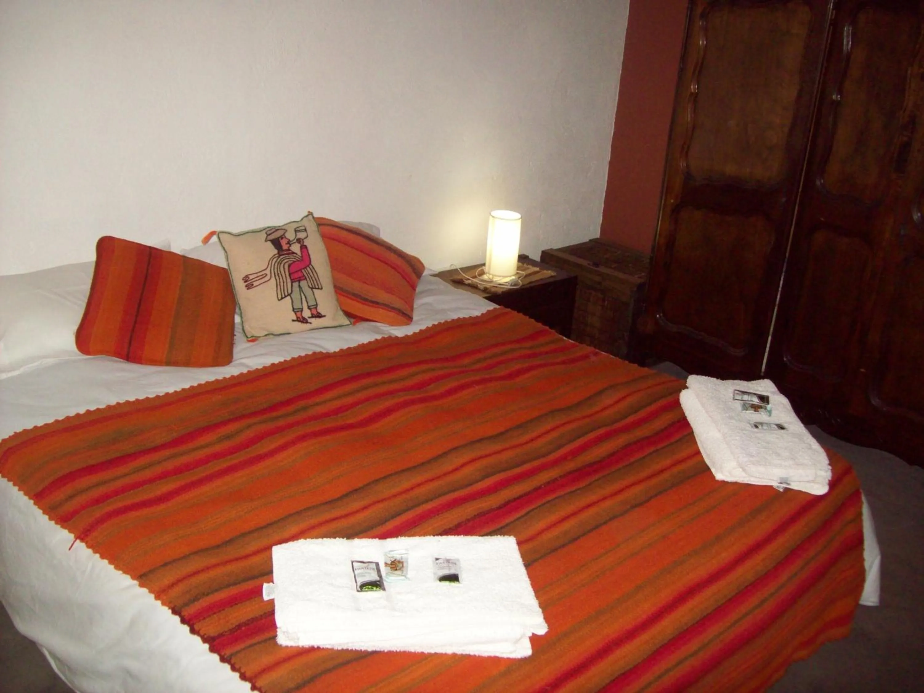 Decorative detail, Bed in Chakana Hospedaje Rural