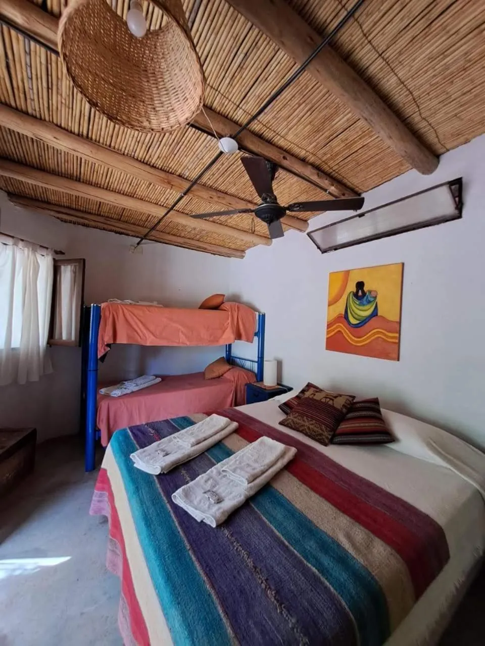 Bed in Chakana Hospedaje Rural