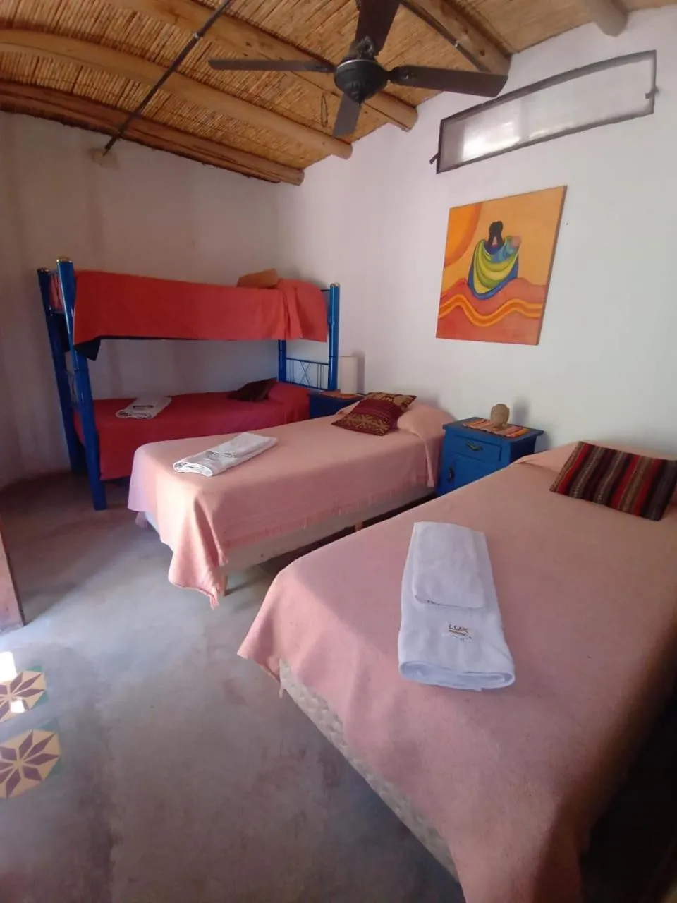 Bed in Chakana Hospedaje Rural
