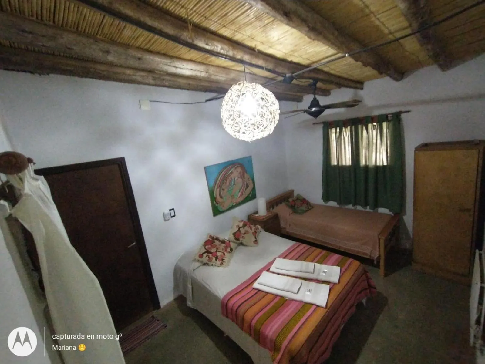Bed in Chakana Hospedaje Rural