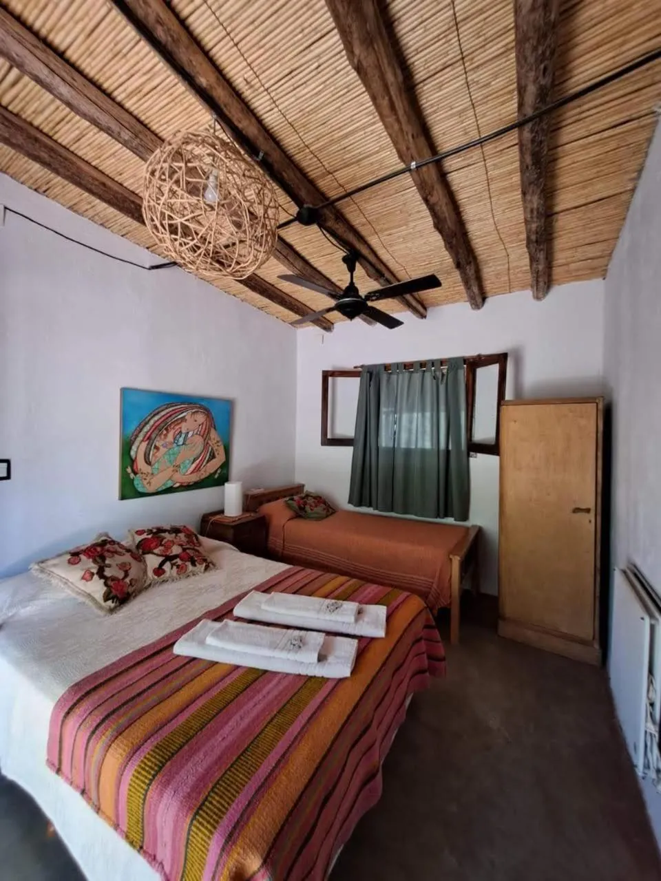 Bed in Chakana Hospedaje Rural