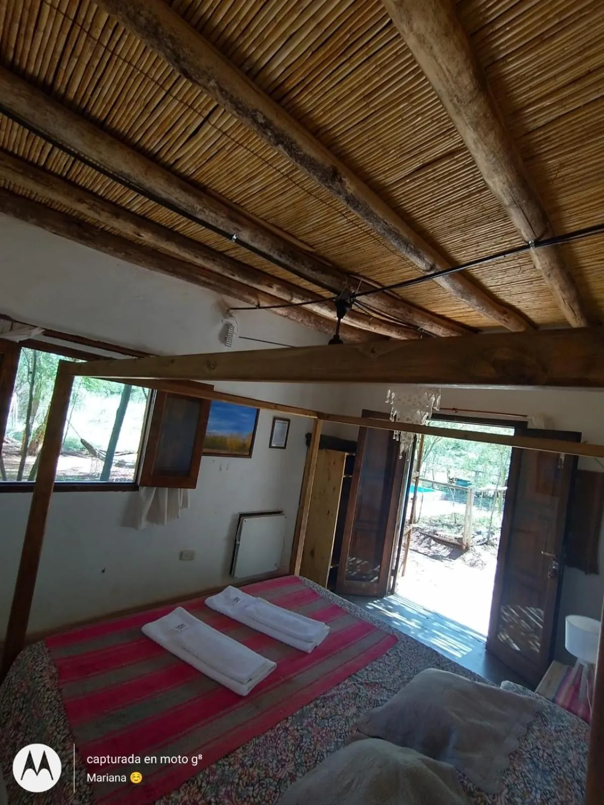 Bed in Chakana Hospedaje Rural