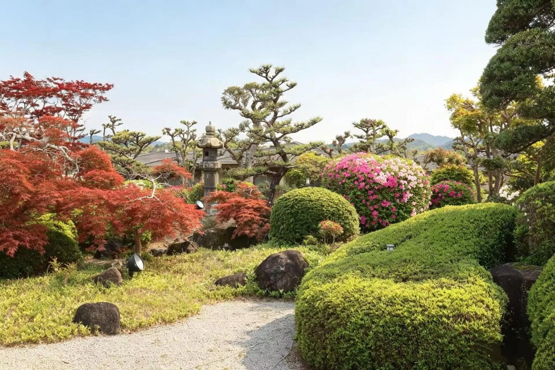 Garden in Kansai Airport Hotel Pine Villa