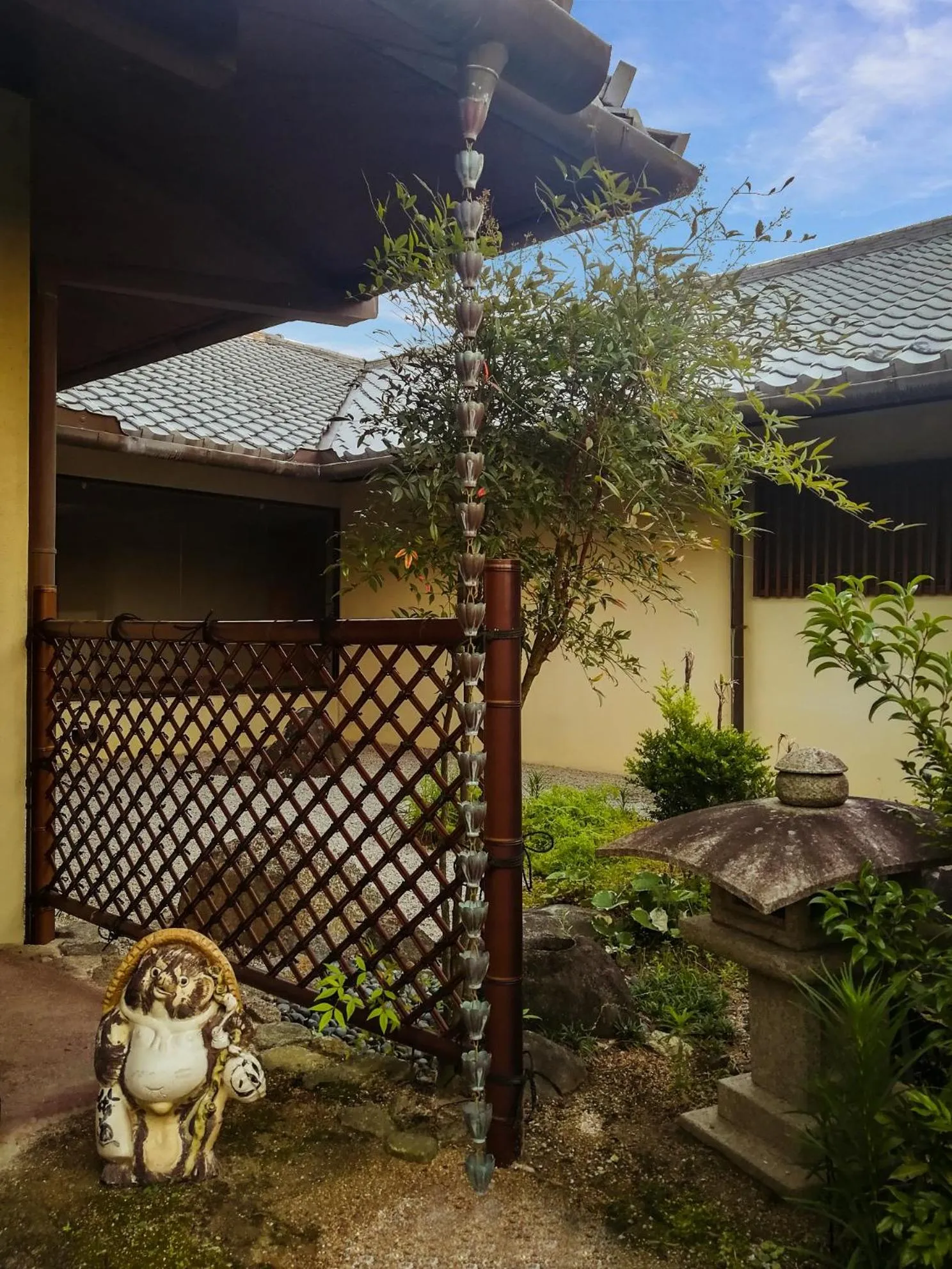 Garden view in Kansai Airport Hotel Pine Villa