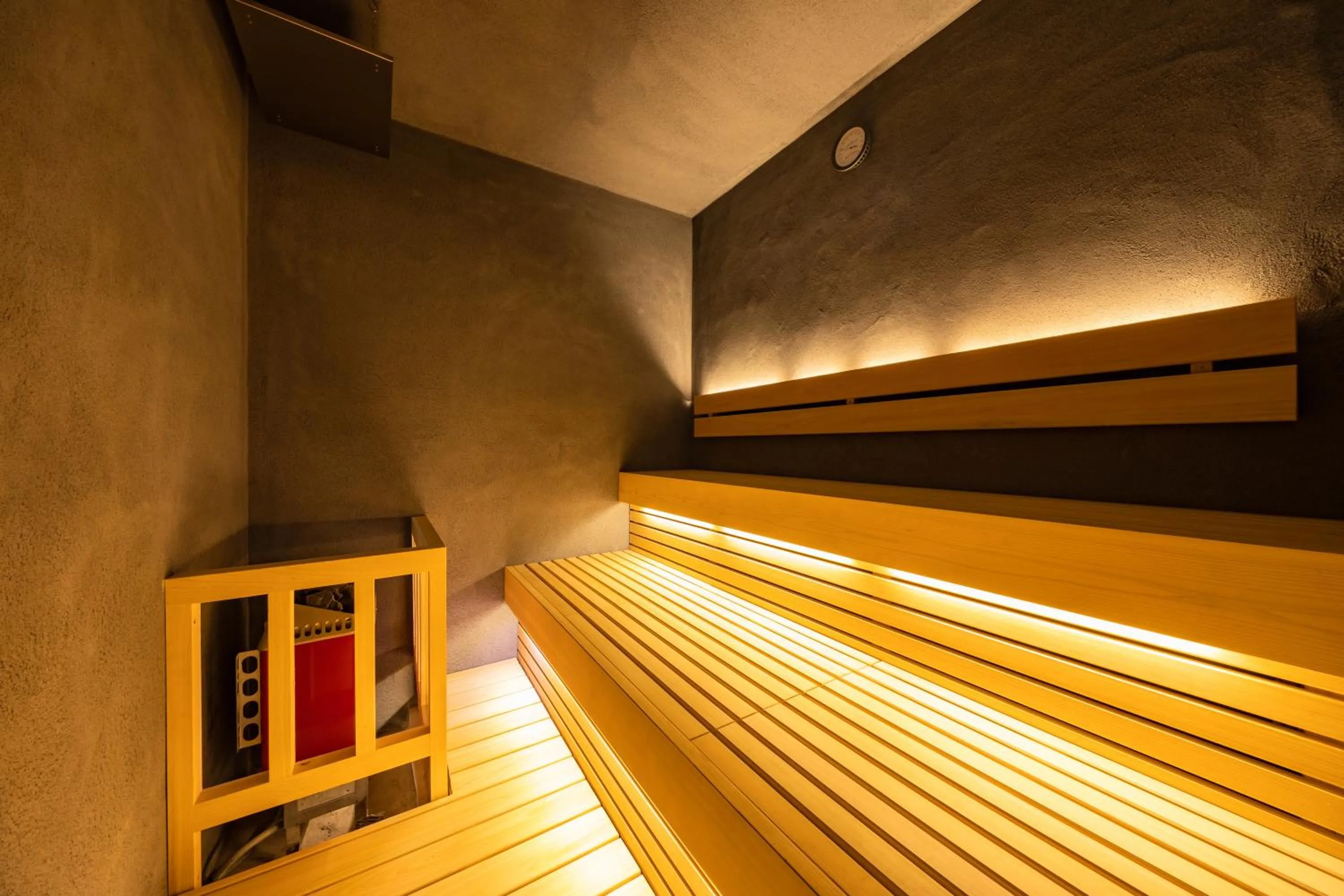 Sauna in Ichiraku tendo spa & brewery