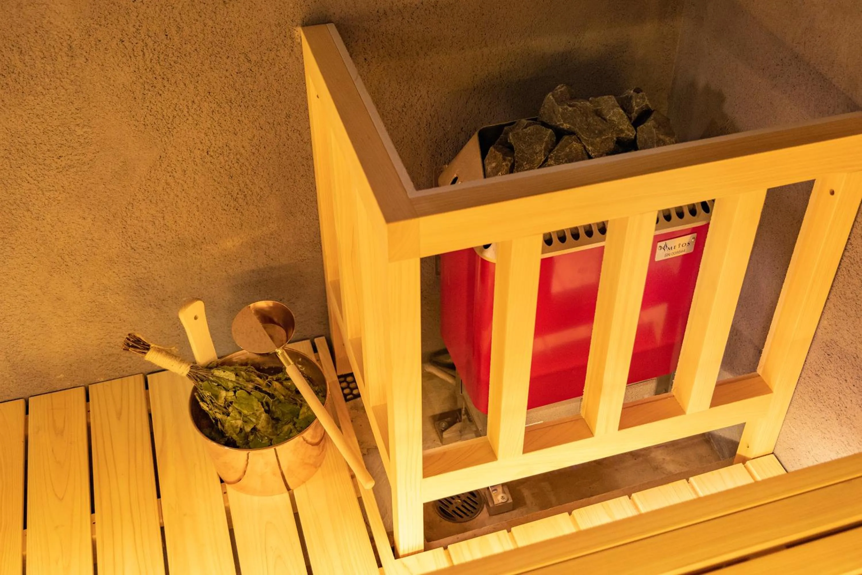 Sauna in Ichiraku tendo spa & brewery