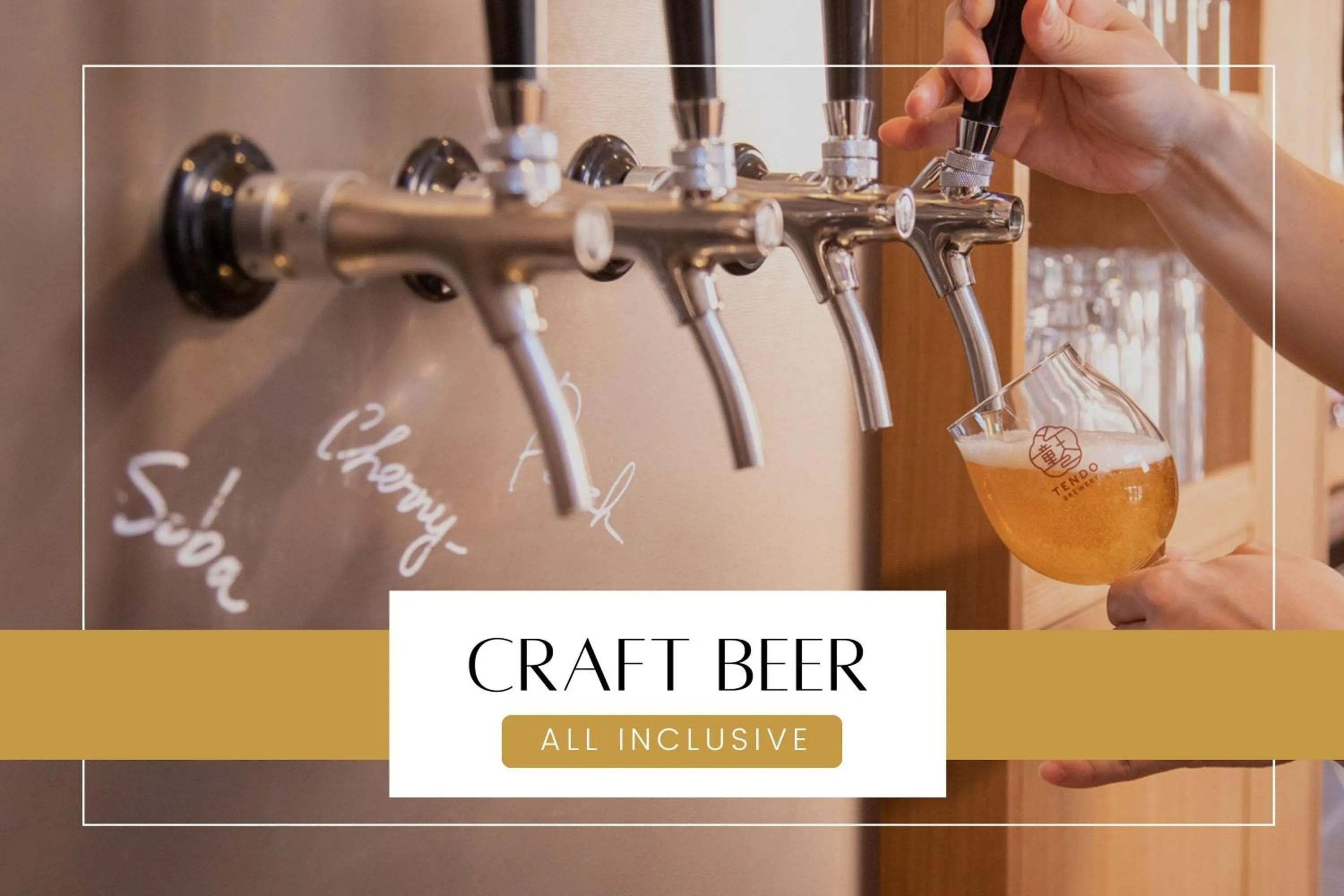 Drinks in Ichiraku tendo spa & brewery