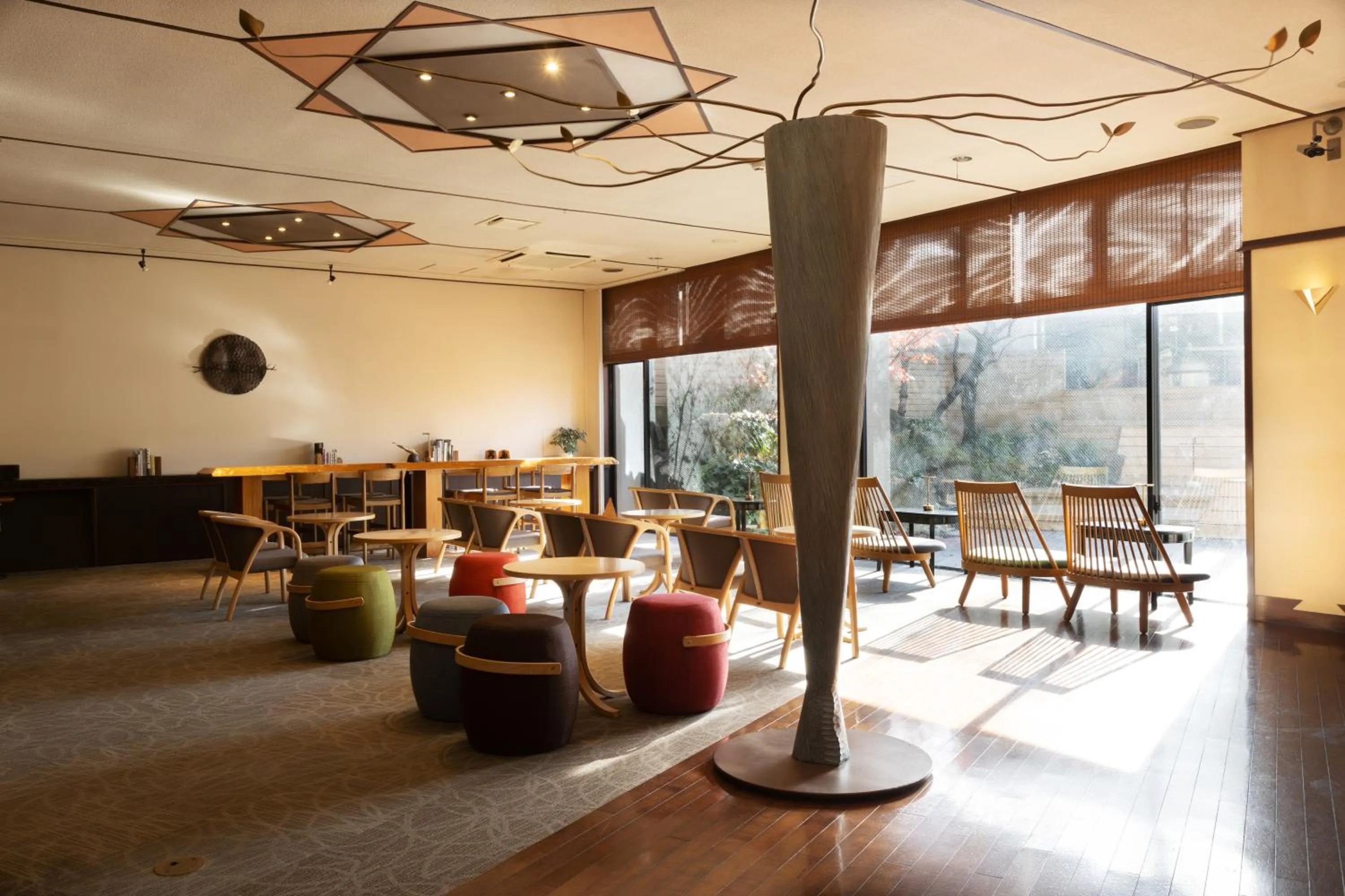 Lobby or reception in Ichiraku tendo spa & brewery