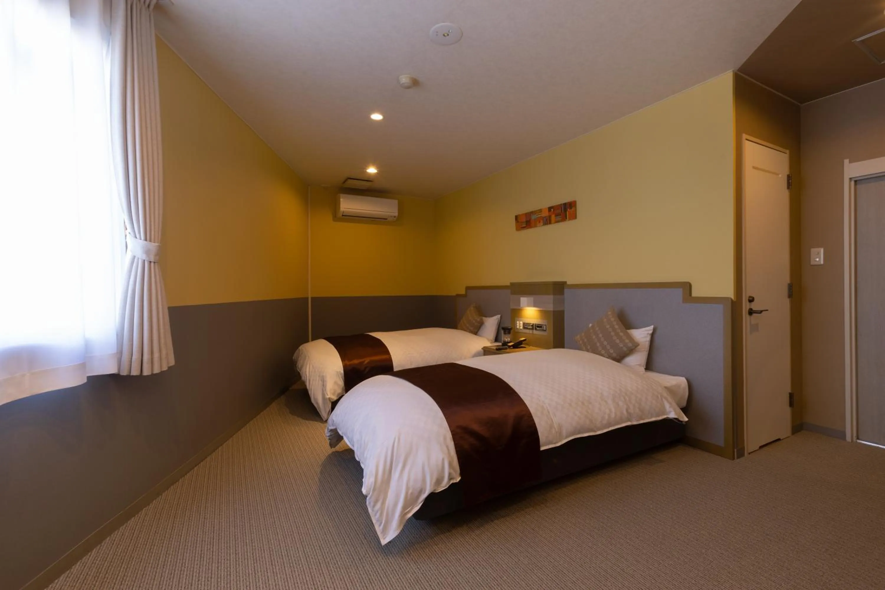 Bedroom, Bed in Ichiraku tendo spa & brewery