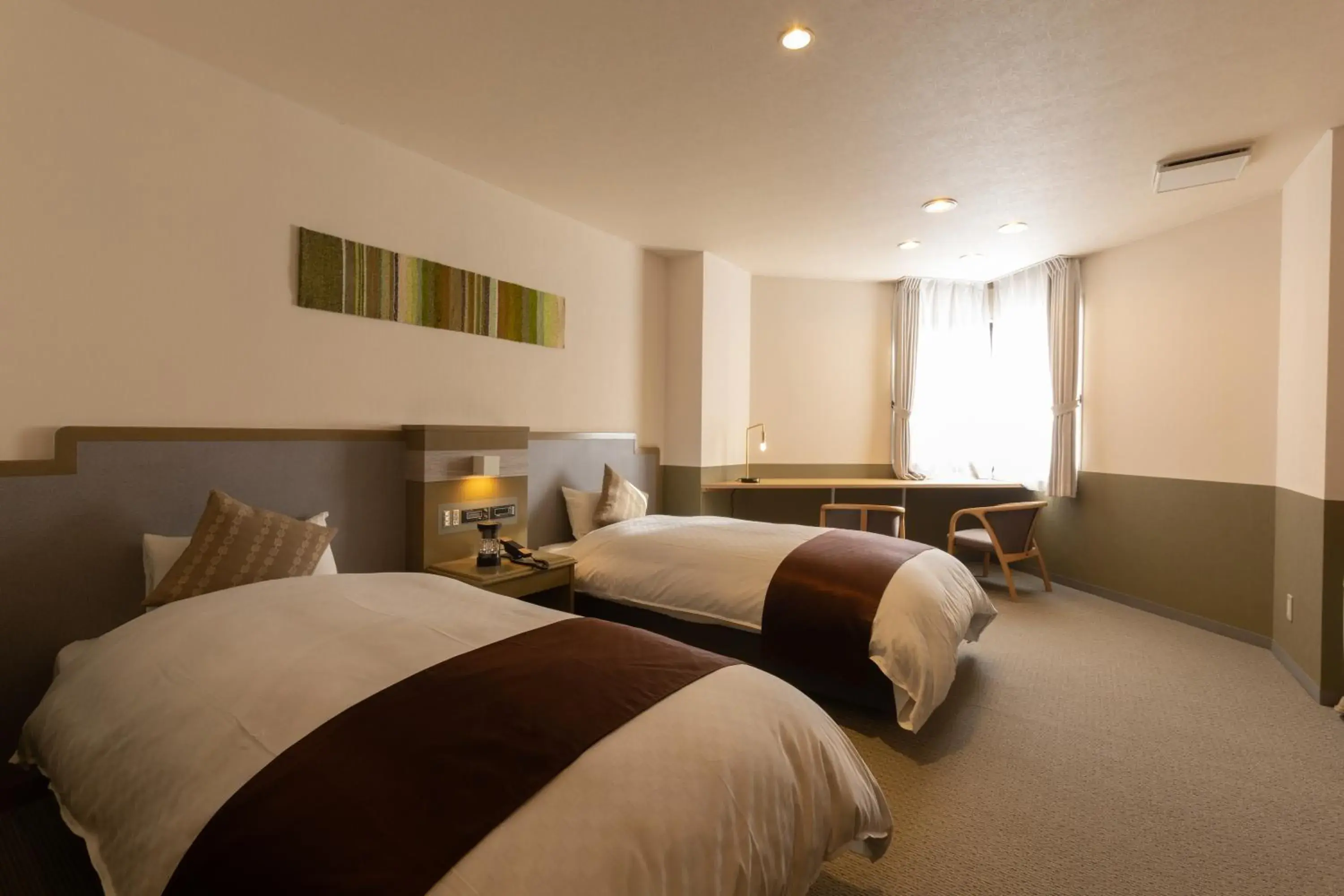 Standard Twin Room in Ichiraku tendo spa & brewery Standard Twin Room in Ichiraku tendo spa & brewery