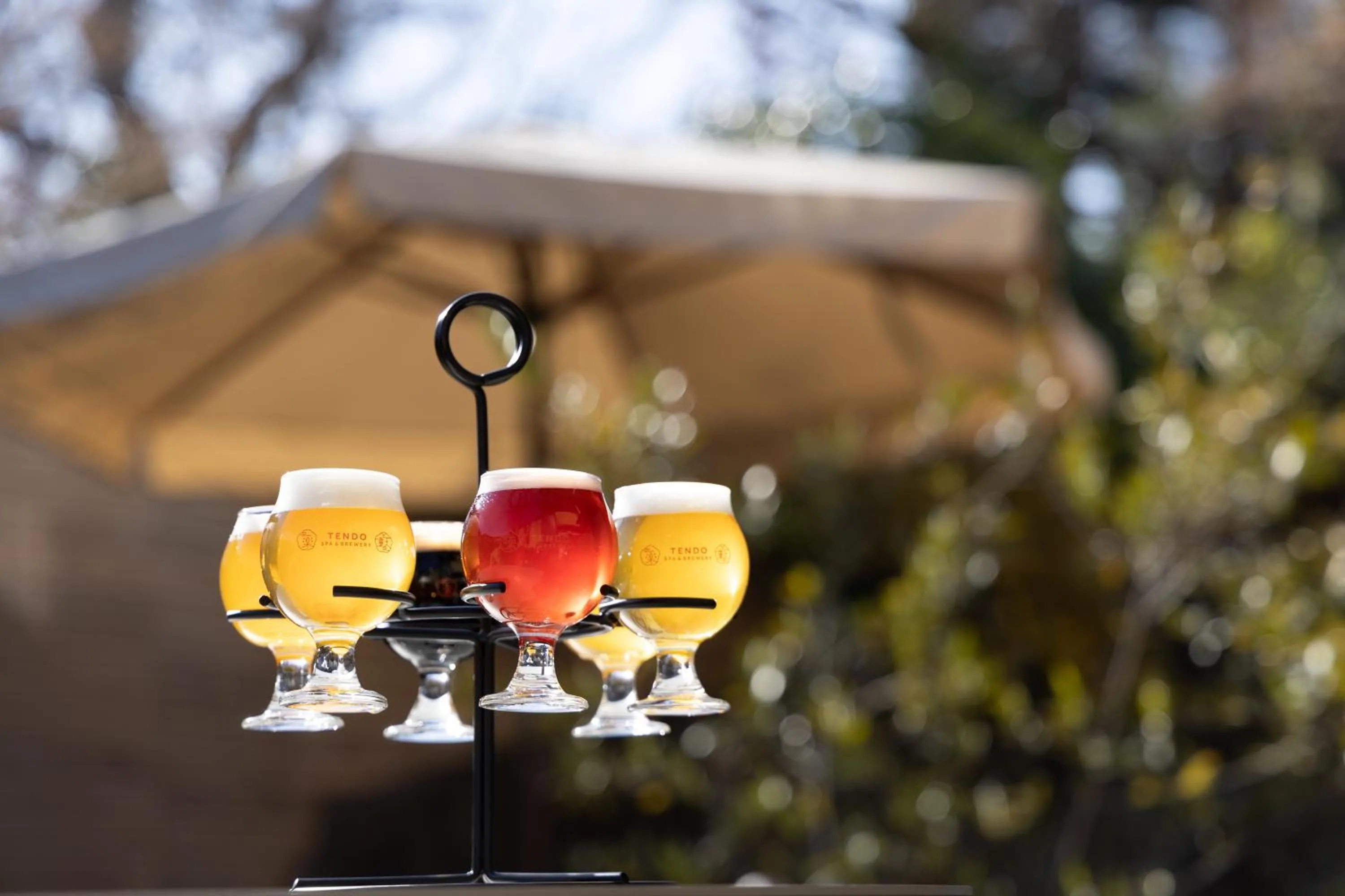 Food close-up in Ichiraku tendo spa & brewery