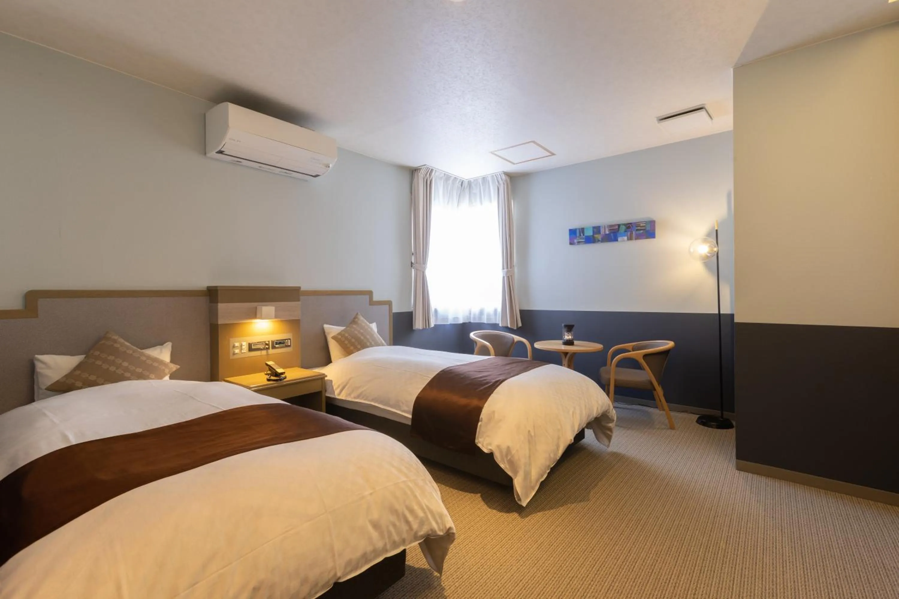 Bedroom, Bed in Ichiraku tendo spa & brewery